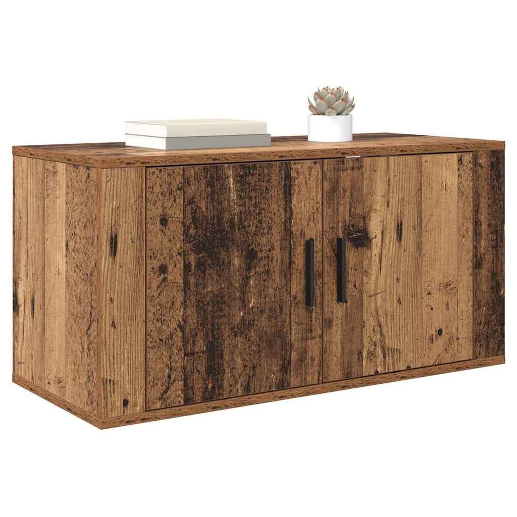 vidaXL TV-Schrank 80 x 34,5 x 40 cm Altholz Holzwerkstoff (1-St)