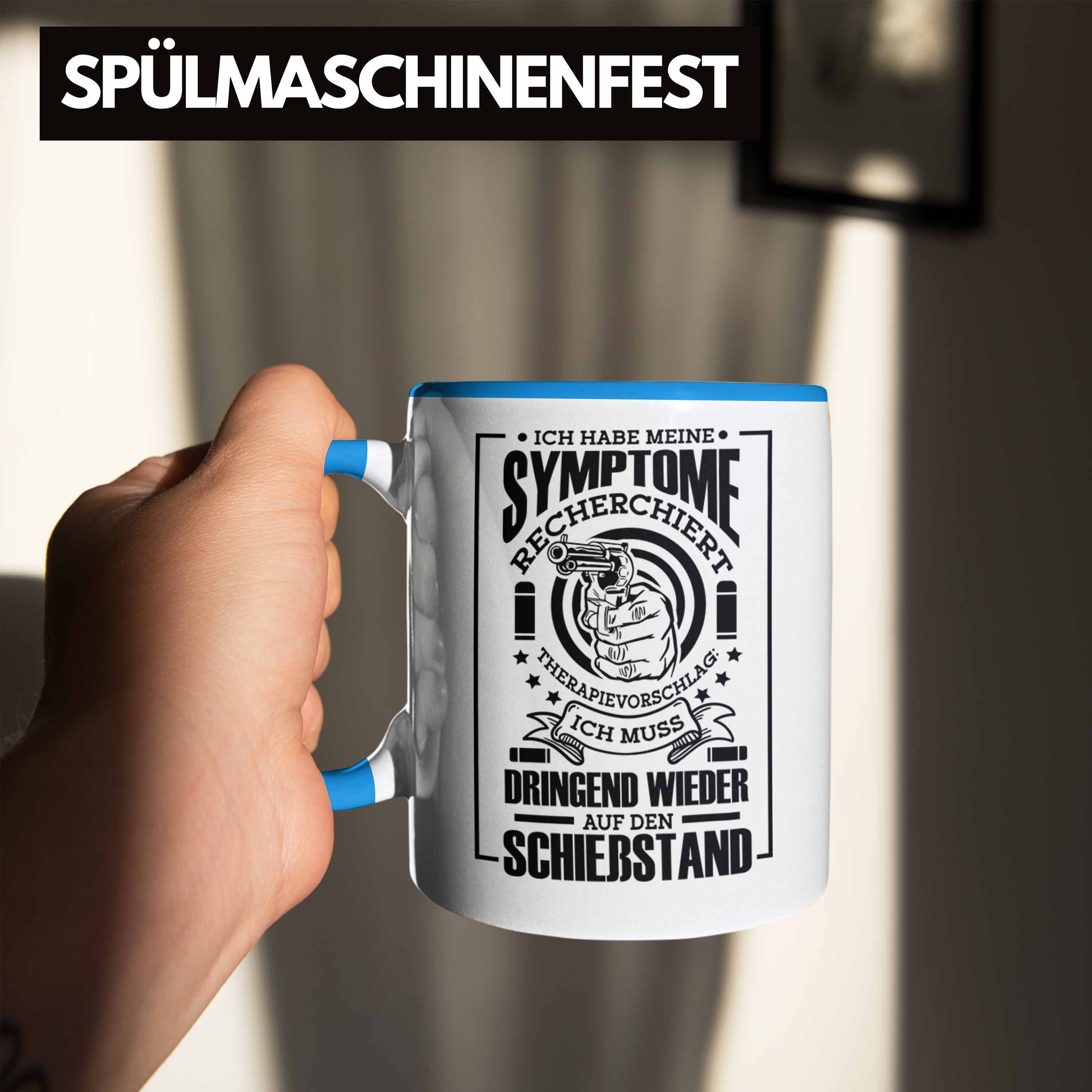 Blau Dringend Sportschützen Wi Trendation Ich für Tasse Schießen-Tasse Geschenk Lustige Muss