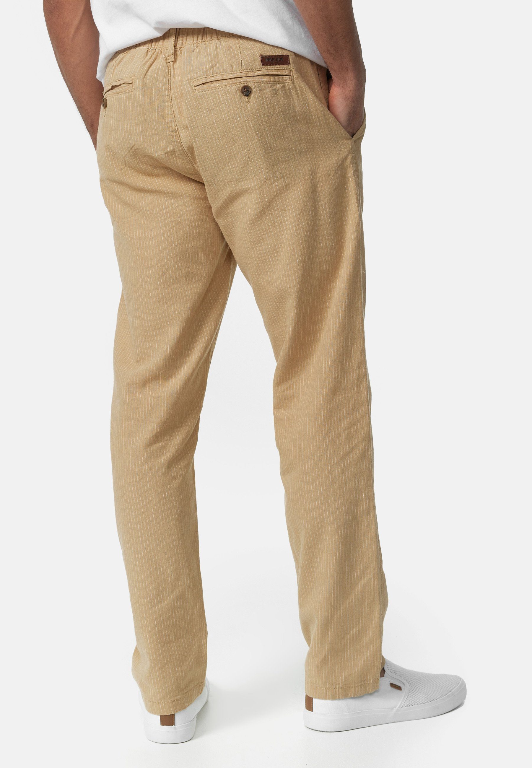 Indicode Leinenhose Arona Mojave