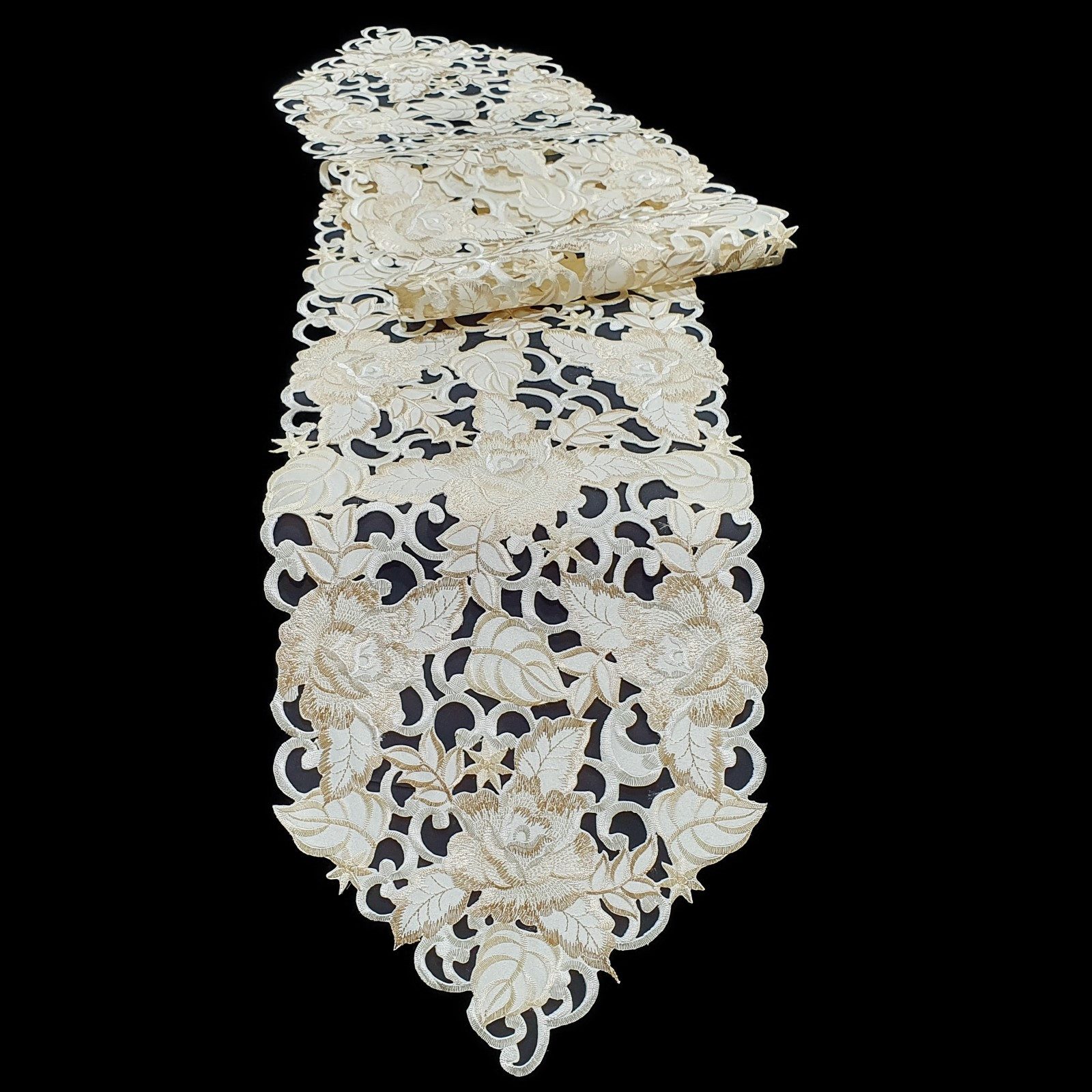 Stoffschmiede Tischläufer / Bestickt / 28x160cm günstig online kaufen