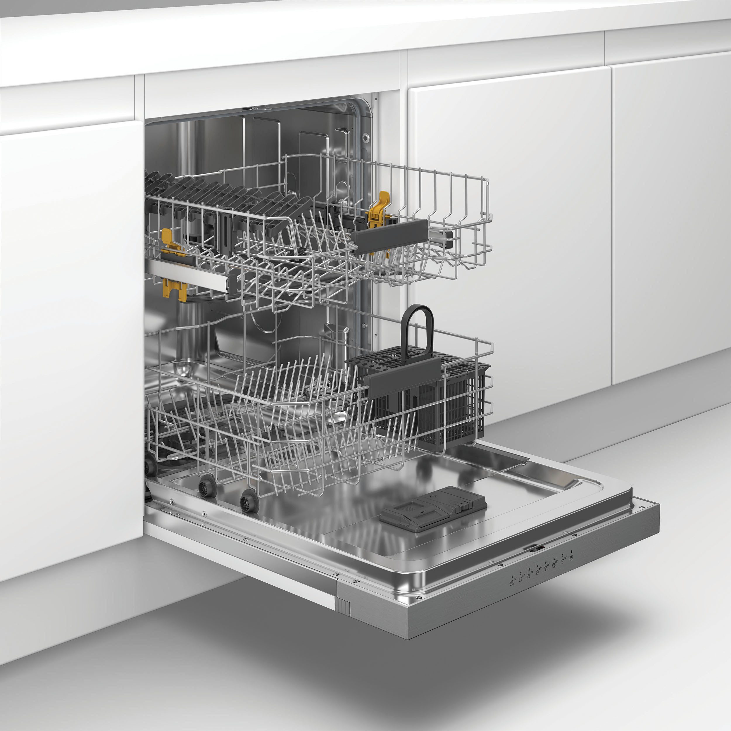 BAUKNECHT teilintegrierbarer Geschirrspüler OBBC Ecostar2 5320, 8,9 l, 14 Maßgedecke, Glass Care – schonende Reinigung für empfindliche Gläser – Bild 4 von 5