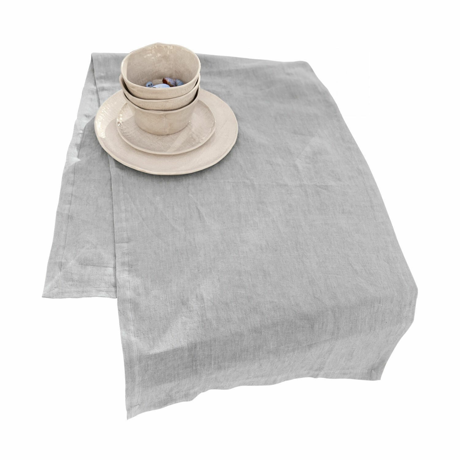Mirabeau Tischläufer Tischläufer Bursinel grau