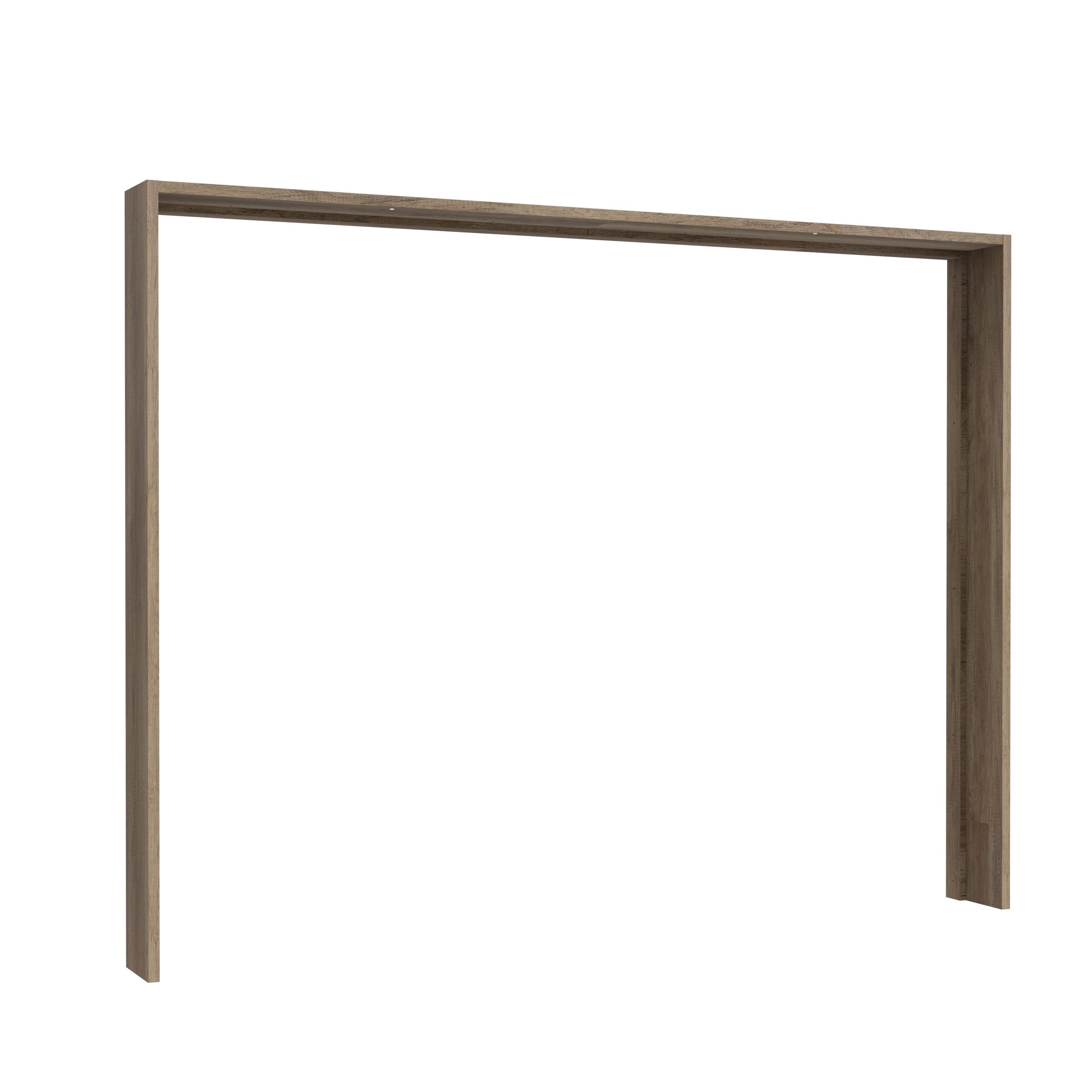 PREISBRECHER Passepartout SAVONA für Kleiderschrank, Eiche Antik Dekor - 231,1x215,9x23,8cm (BxHxT)