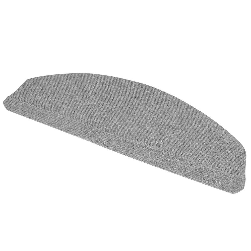 JEOBEST Stufenmatte Selbstklebend Treppenschutz, 15 Stück Halbrund, 65 x 21cm Rutschfeste