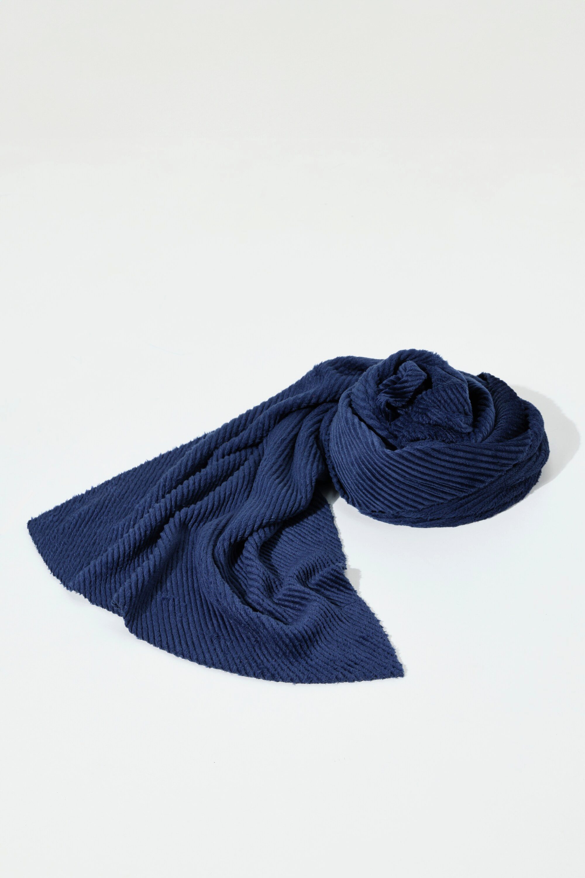 Ulla Popken Halstuch Chenille-Schal feine Rippstruktur flauschig weich