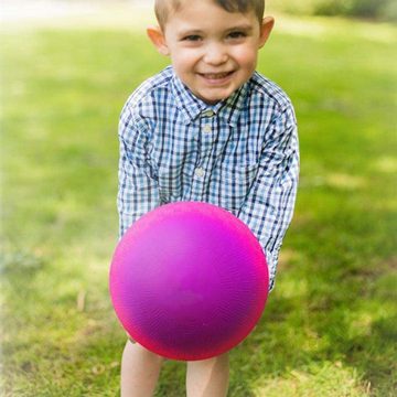 GelldG Hüpfball Regenbogen PVC Soft Ball für Kinder, Saft und Durable Bouncy Ball