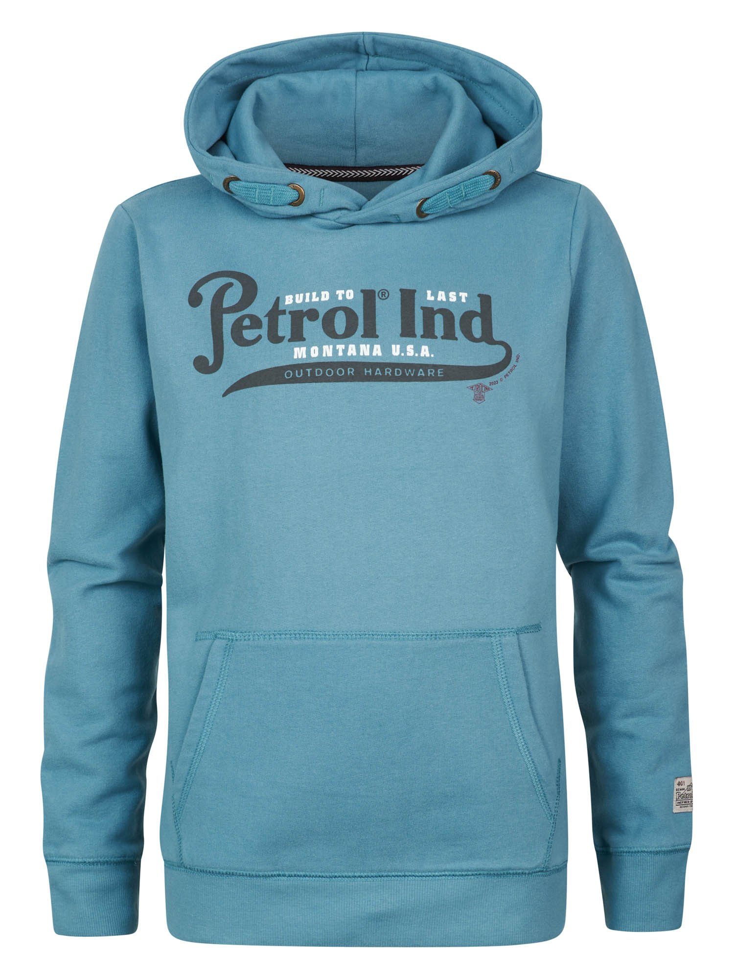 Industries Kapuzensweatshirt Petrol light cyaan