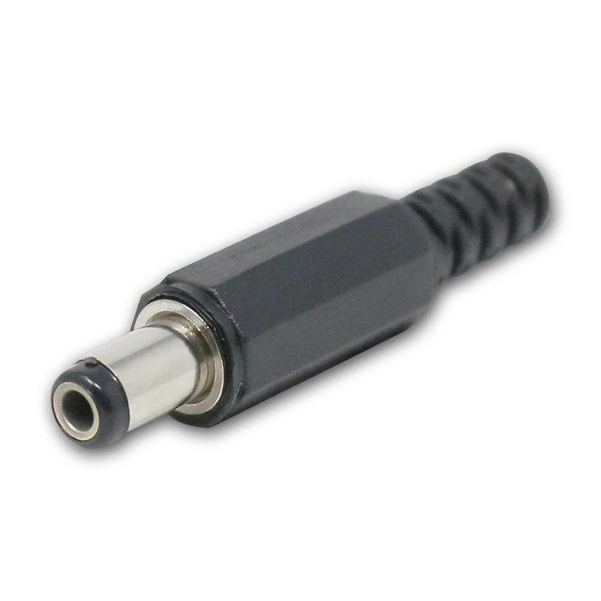 world-trading-net Rundstecker 10x DC-Stecker 2,5x5,5mm, Schaftlänge 9mm, Knicksc