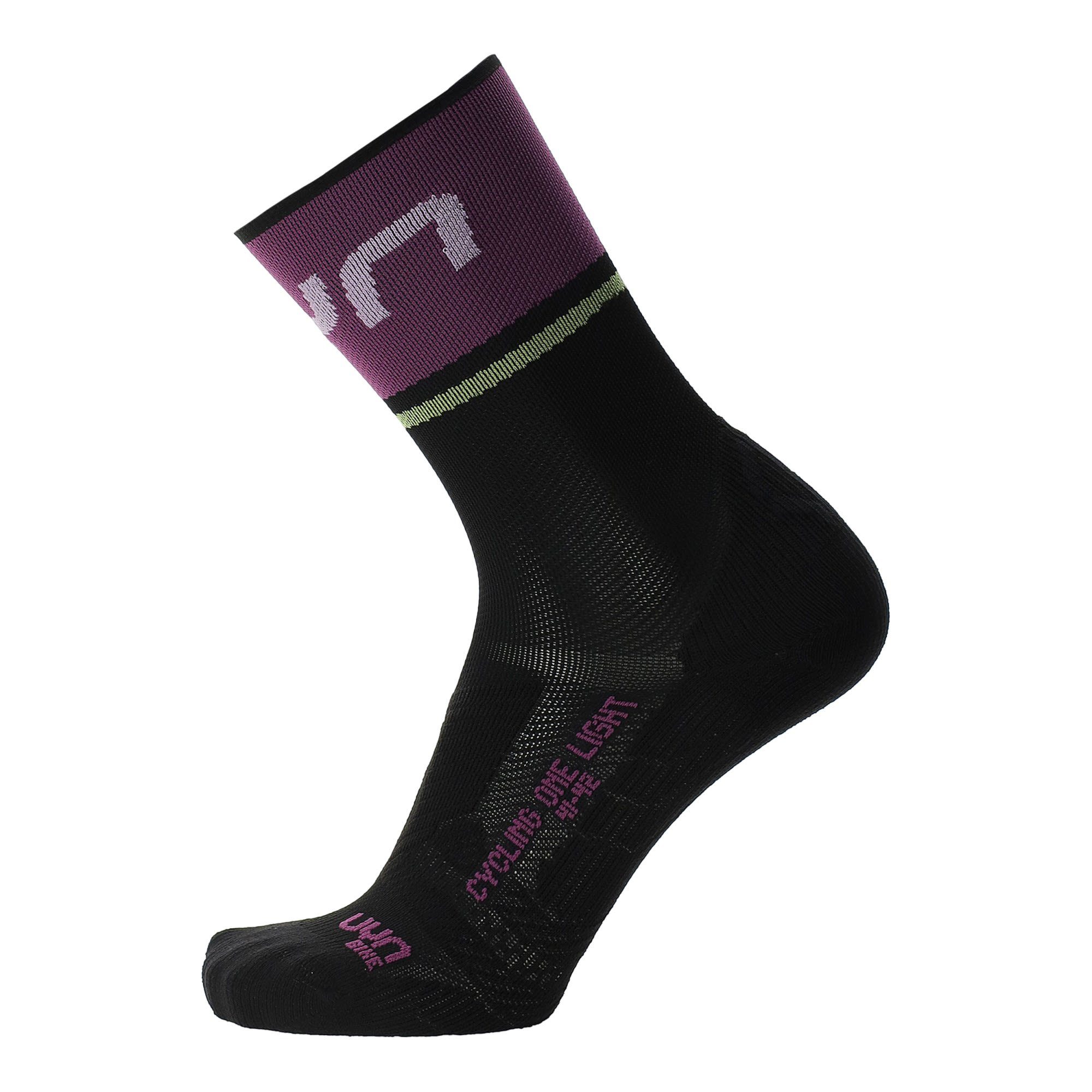 Black One W Light UYN Damen Skisocken Cycling Uyn Purple Socks -