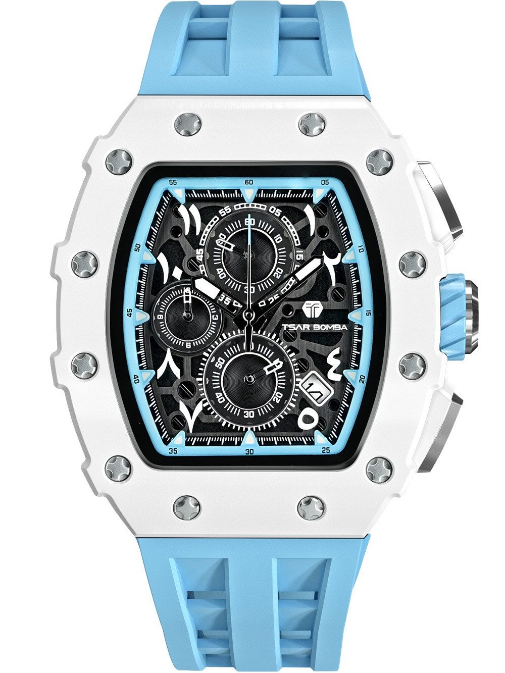 Tsar Bomba Quarzuhr Tsar Bomba TB8204QA-02 Herrenuhr Elemental Chronograph 44mm 5ATM Tsar Bomba TB8204QA-02 Herrenuhr Elemental Chronograph 44mm 5ATM