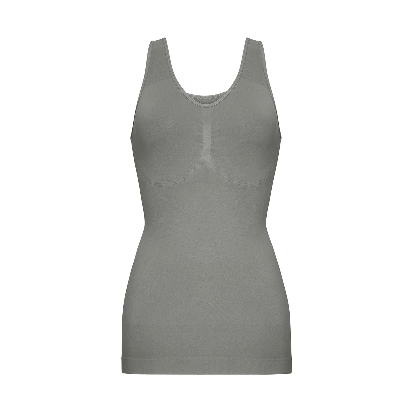 cfab (creamy fabrics) Shapingtop Shaping Unterhemd-Graphit-M (1-tlg)