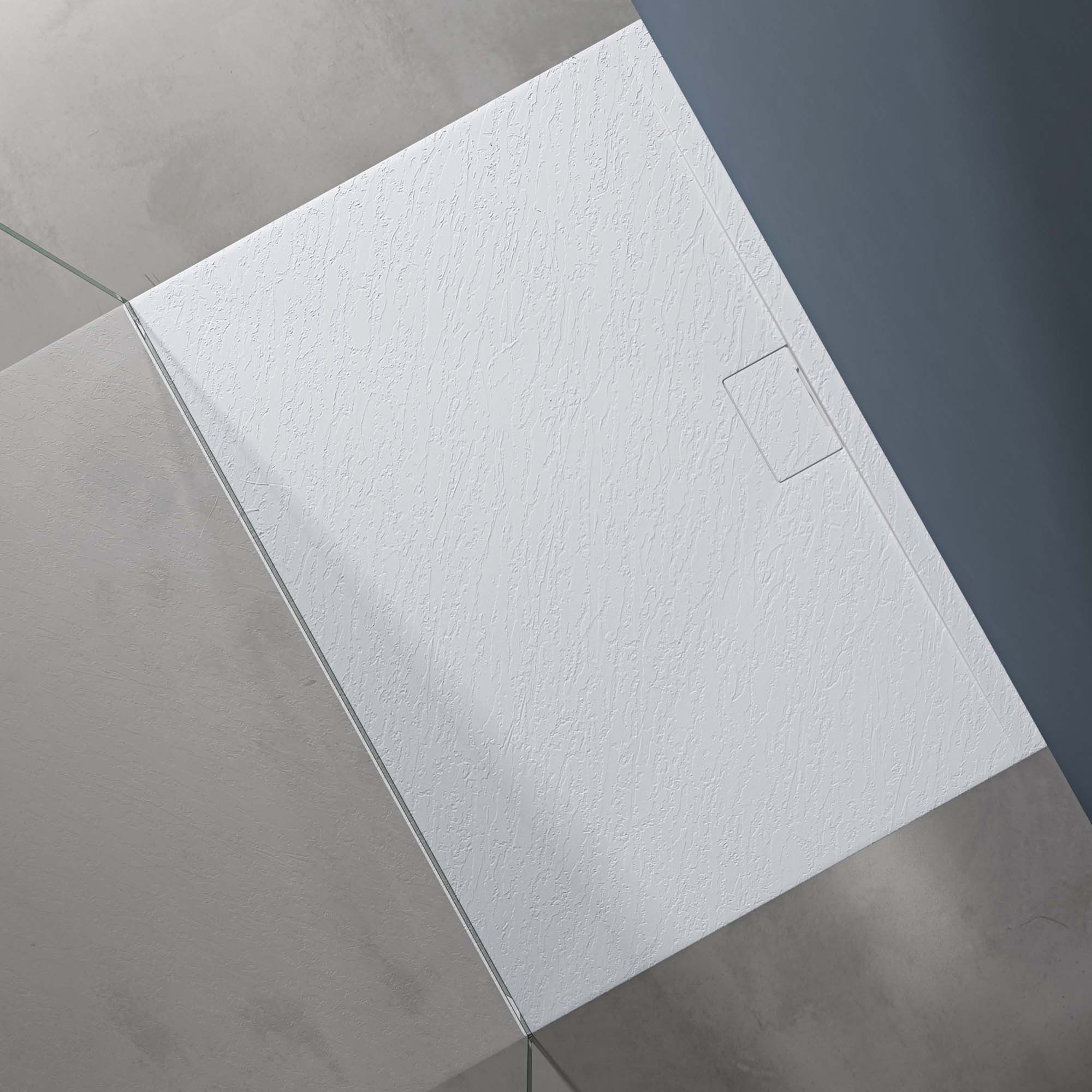 doporro Duschwanne Duschtasse flach aus Mineralguss DIN-Anschlüsse Boden Ge günstig online kaufen