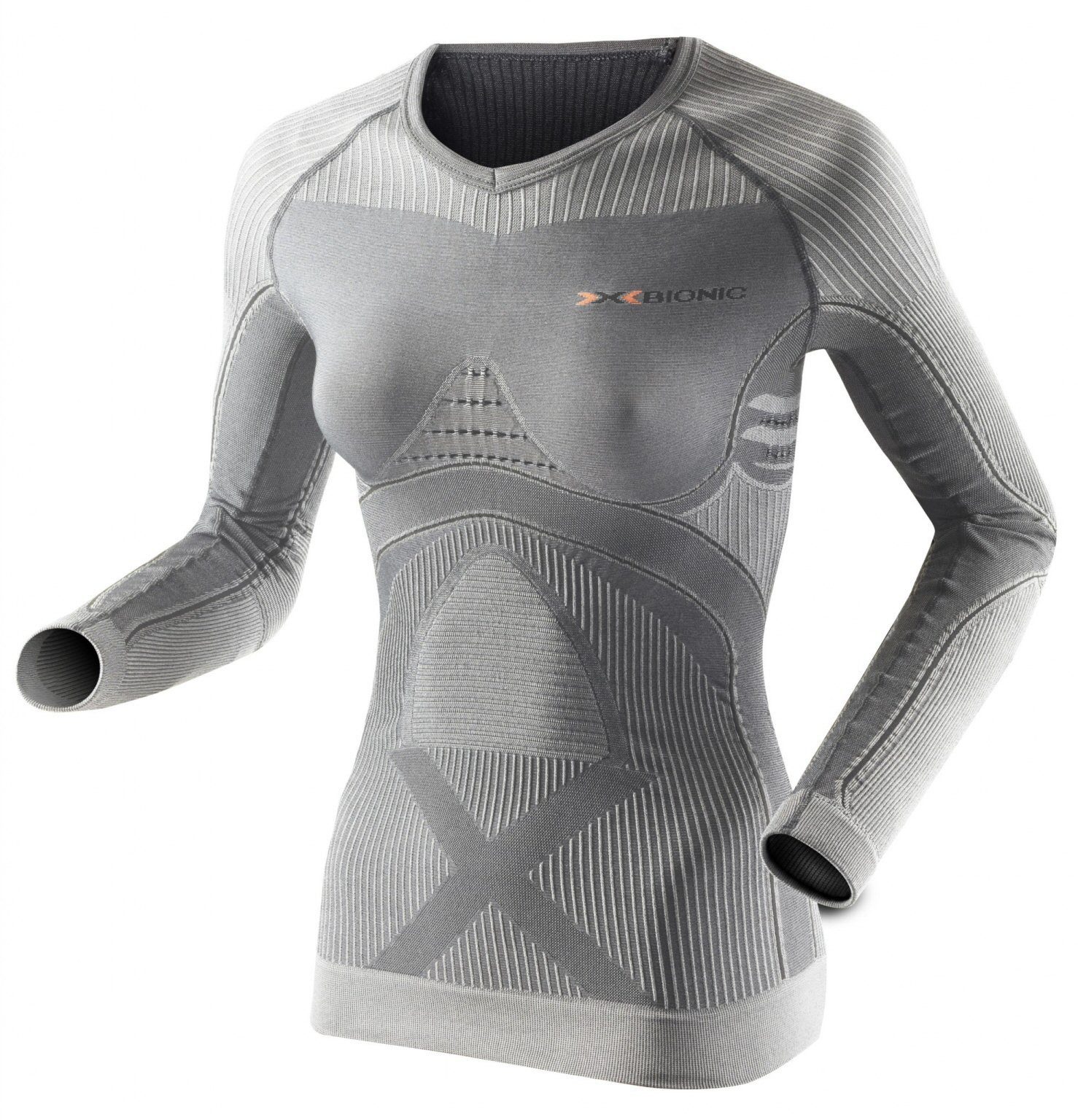 X-Bionic Langarmshirt Radiactor Shirt Long Sleeves silver Damen