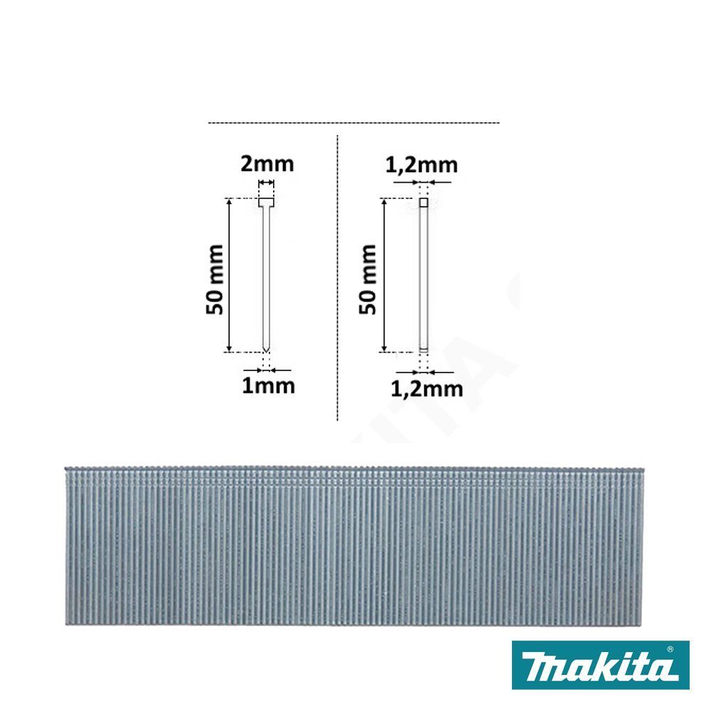 mm AF505 Makita F-31957, Stauchkopfnagel 5000-St. Stück 5000 Makita Stauchkopfnagel 50 AF506 Nagel