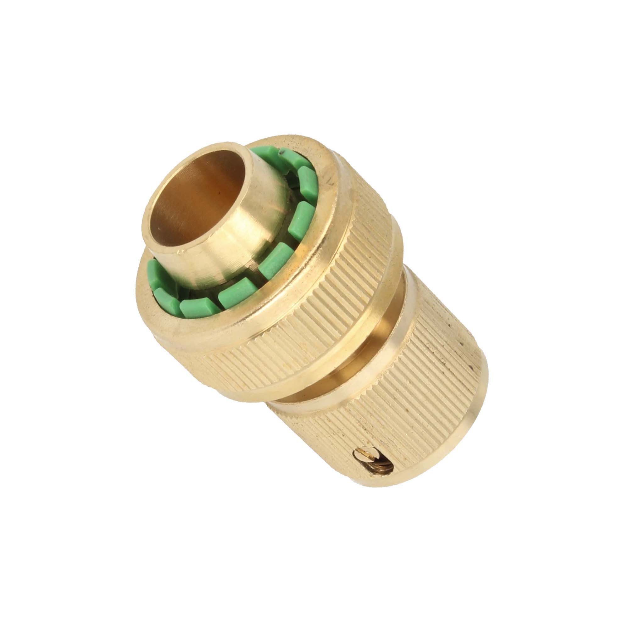 tecuro Schlauchverbinder Schlauchanschlussstück ohne Stopp für Schlauch 3/4 Zoll (19 mm)