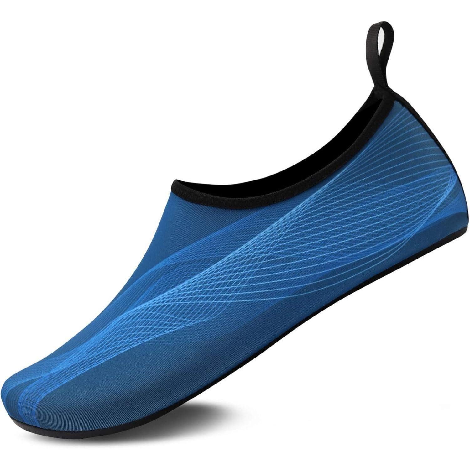 Wasserschuhe Herren Damen Badeschuhe Aquaschuhe 44 45 EU 27 Blau Wasserschuh