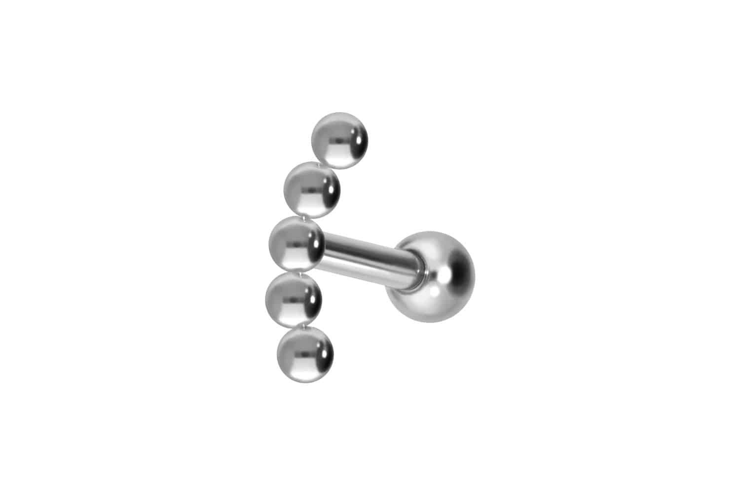 Piercing-Set Titan Ohrpiercing 5 KUGELN