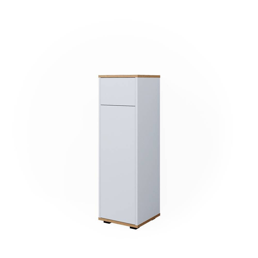 Vicco Midischrank Didi, Weiß/Artisan, 30 x 97 cm mit Schublade (1-St)