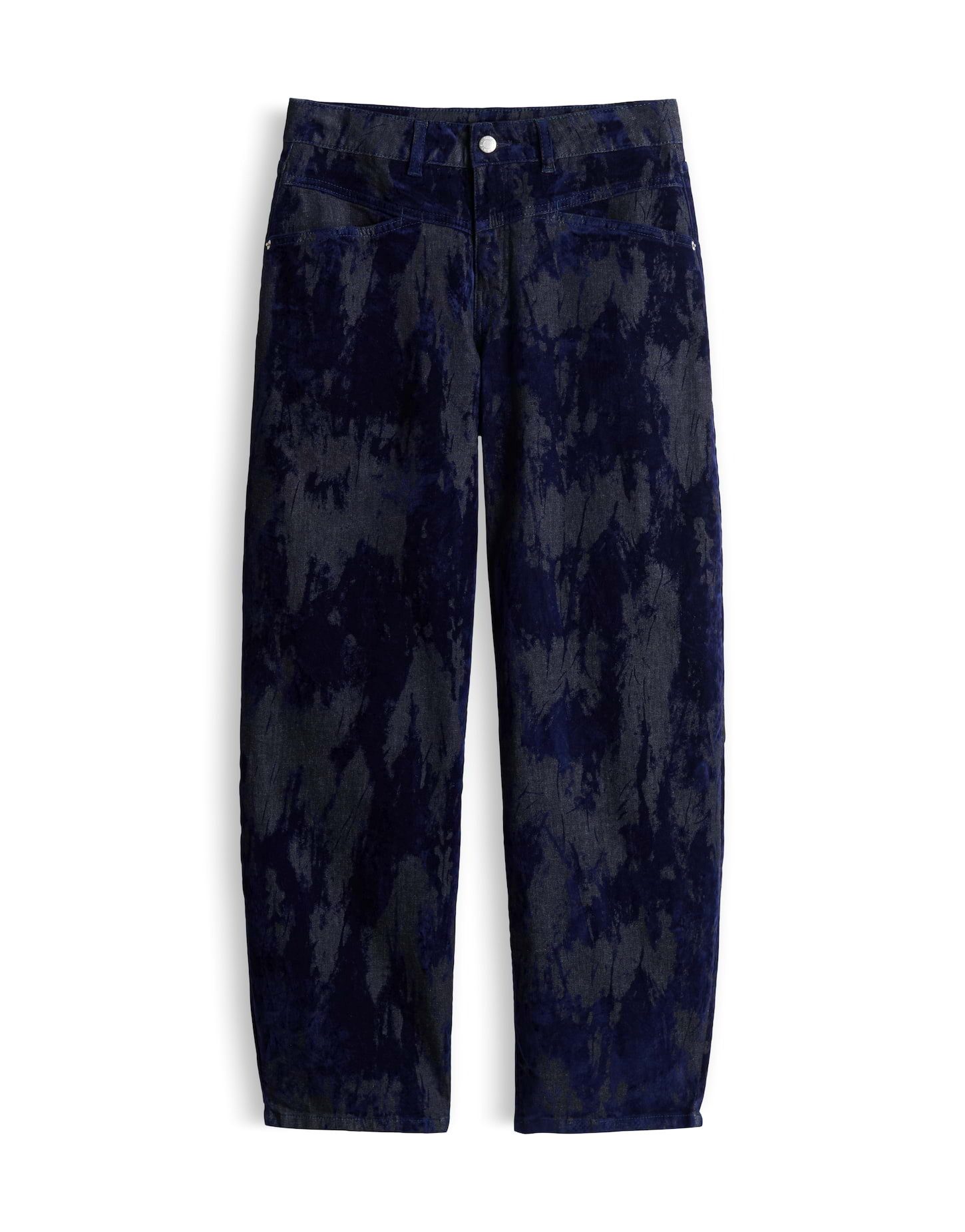 OPUS PANTS Relax-fit-Jeans mit Ausbrenner Effekt Mid Rise Ovale Beinform mit samtigem Griff und schrägen Eingrifftaschen – Bild 2 von 5