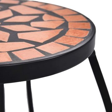 vidaXL Gartentisch Mosaik-Tische 3 Stk Terrakotta Keramik
