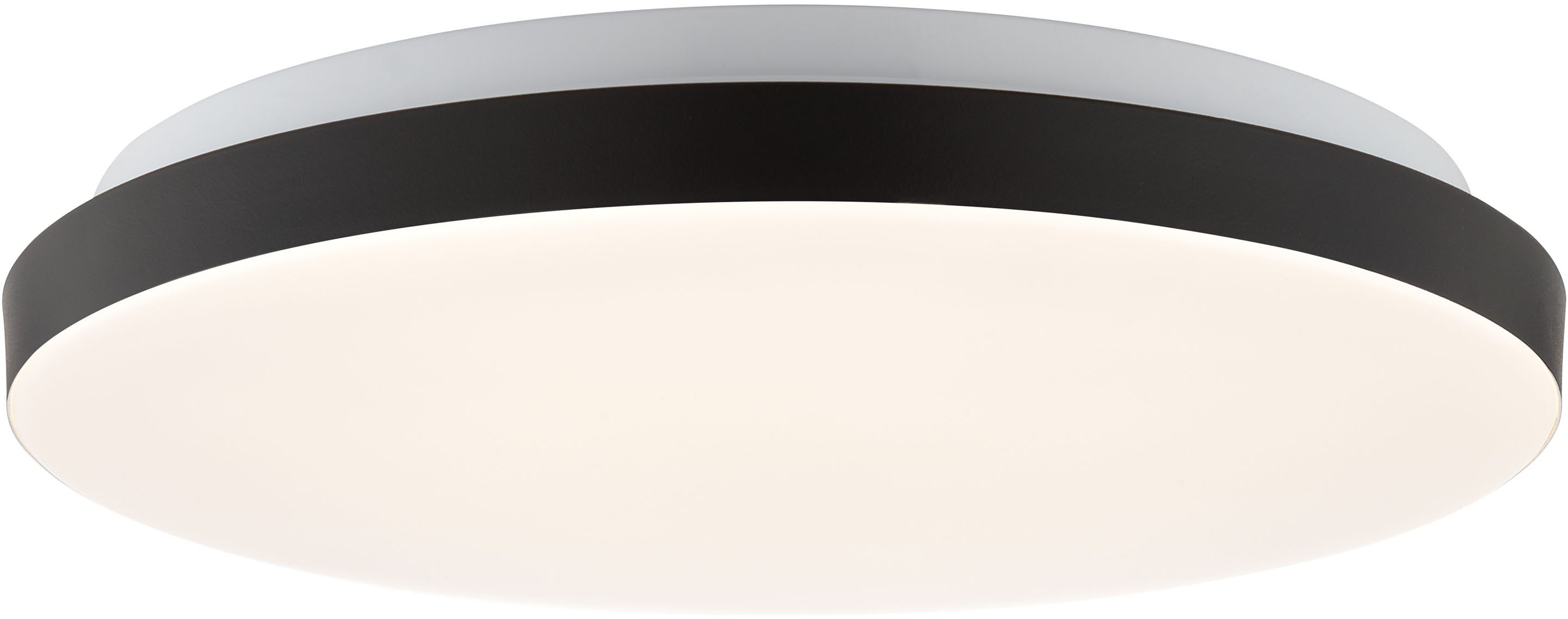 Brilliant LED Deckenleuchte Livio, LED fest integriert, Warmweiß, 3000 Kelvin, weiß/schwarz