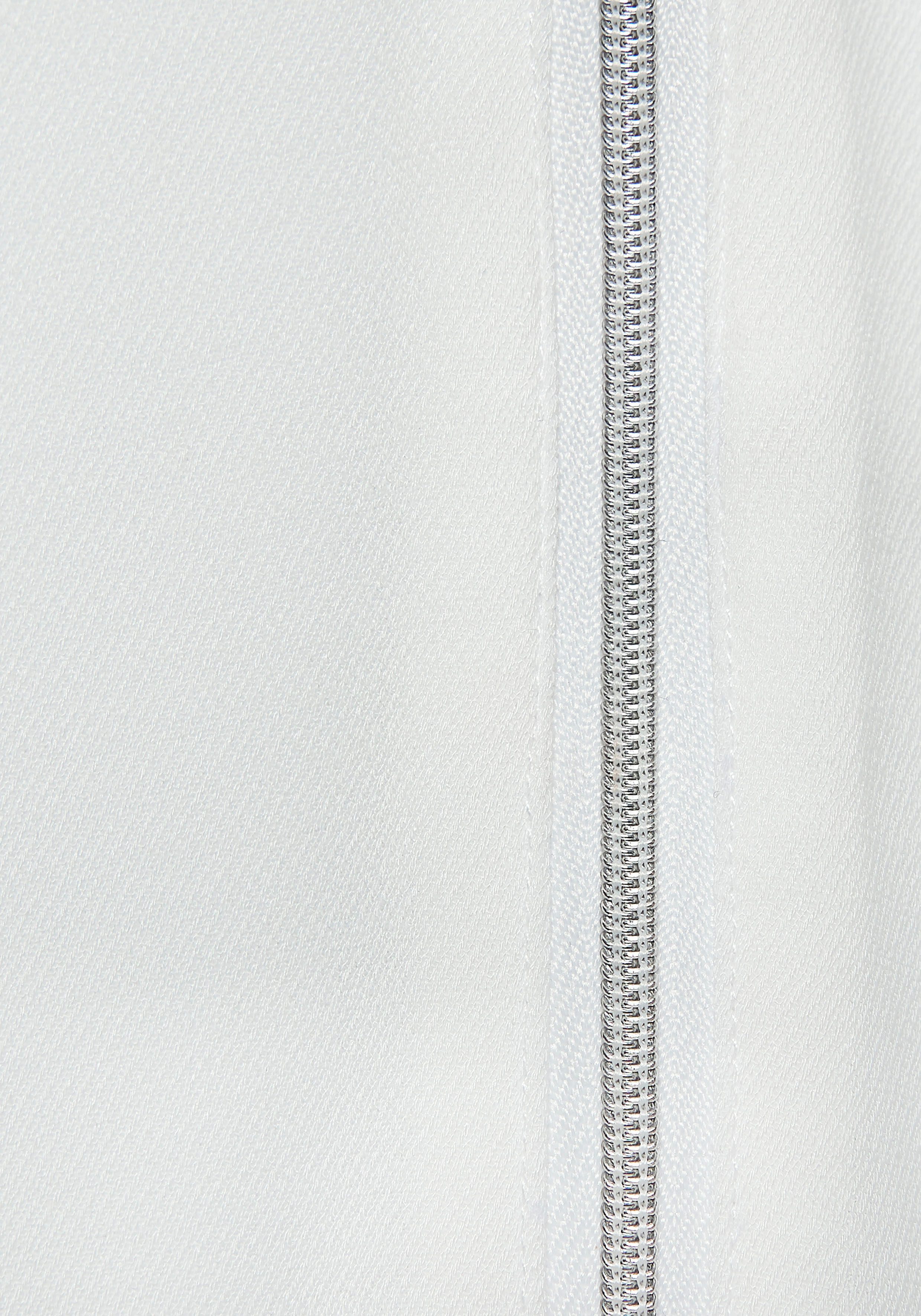 LASCANA Langarmbluse mit Reißverschlussdetail, elegante Damenbluse