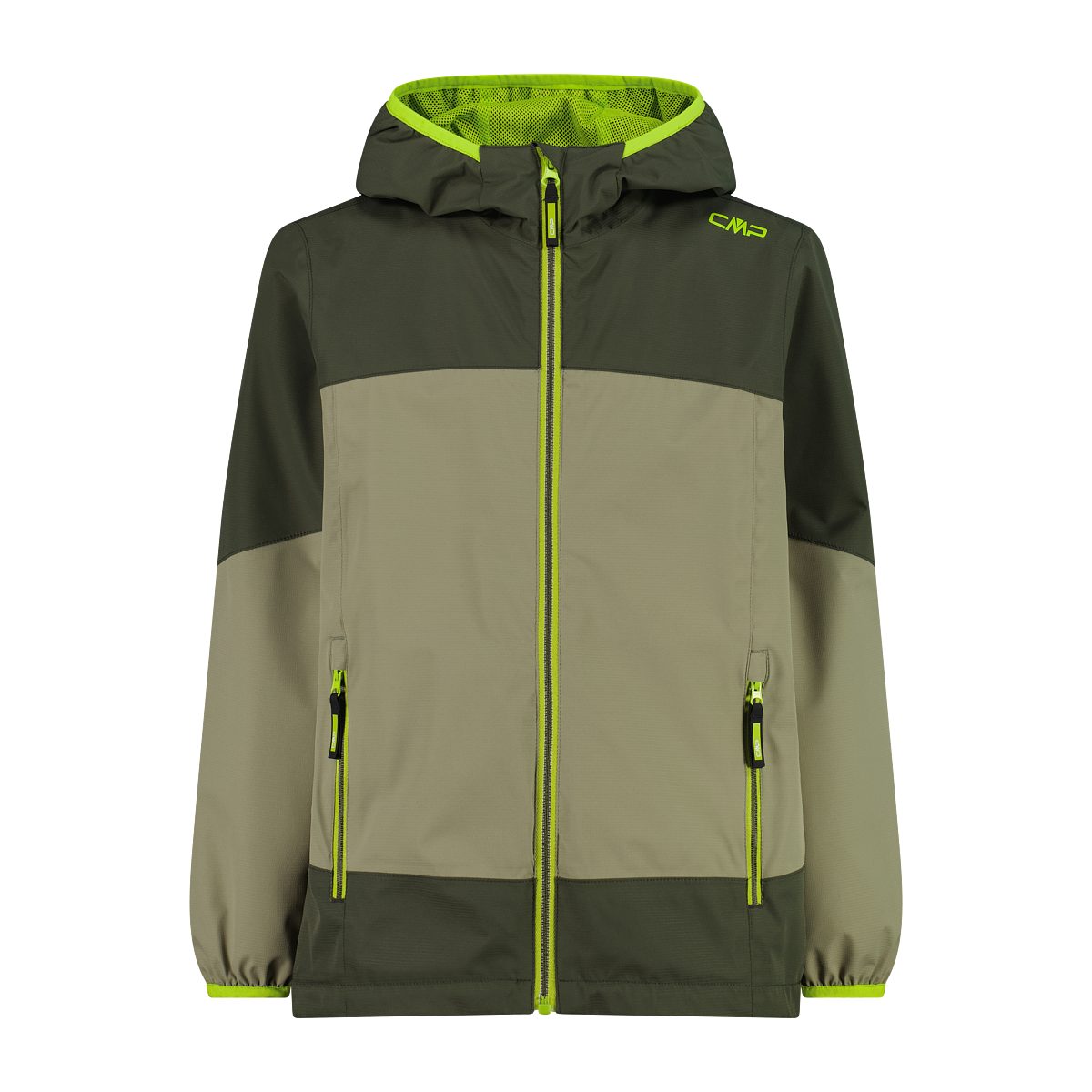 CMP Trekkingjacke KID JACKET FIX HOOD OIL GREEN