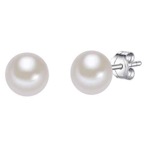 Valero Pearls Perlenohrringe silber, aus Sterling Silber