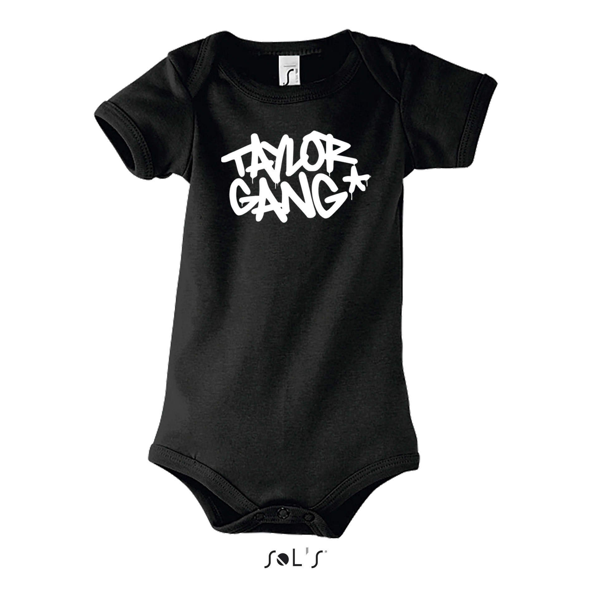 Blondie & Brownie Strampler Baby Strampler Body Shirt Taylor Gang Stern Wiz Rapper Khalifa Schwarz