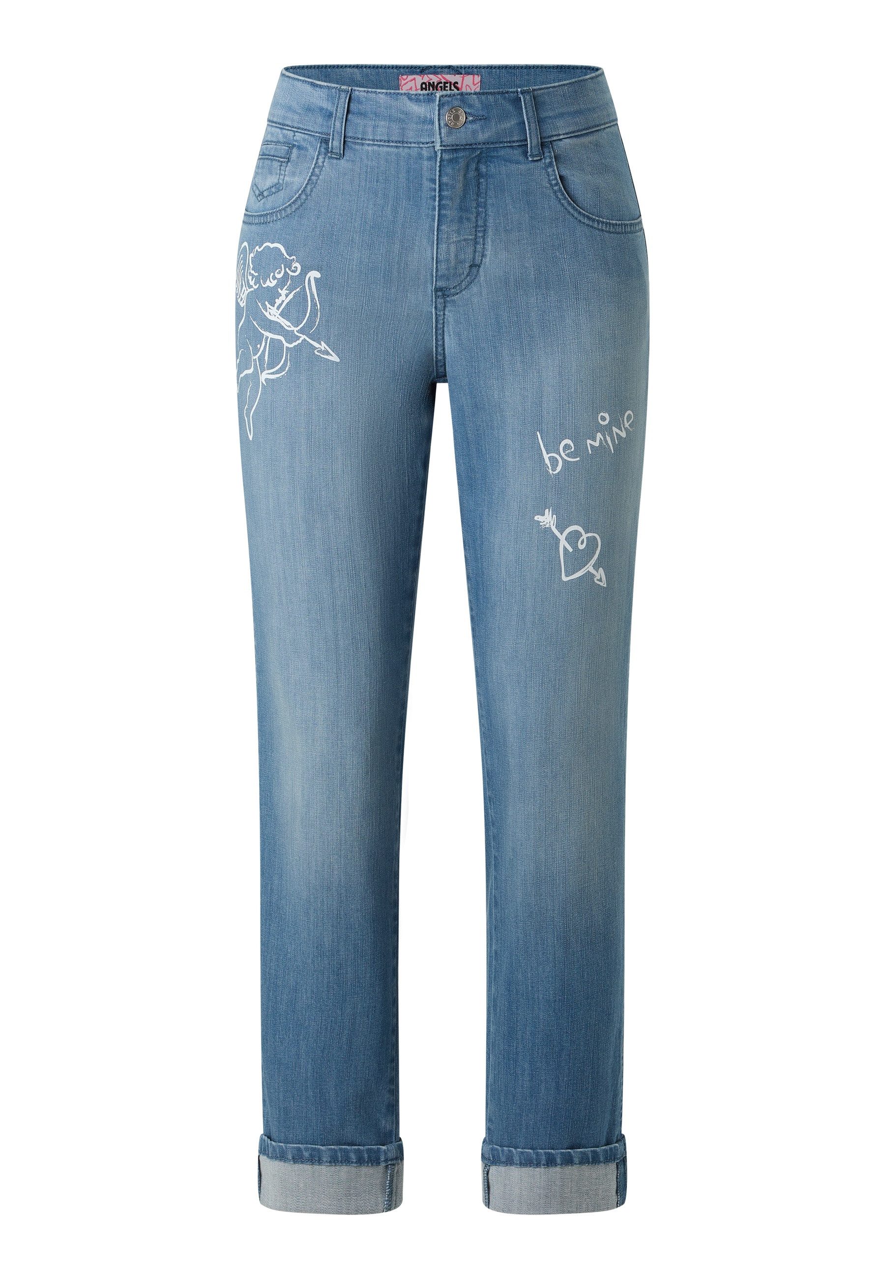 Stretch-Jeans ANGELS DARLEEN LOVE light blue used 360 8199.345