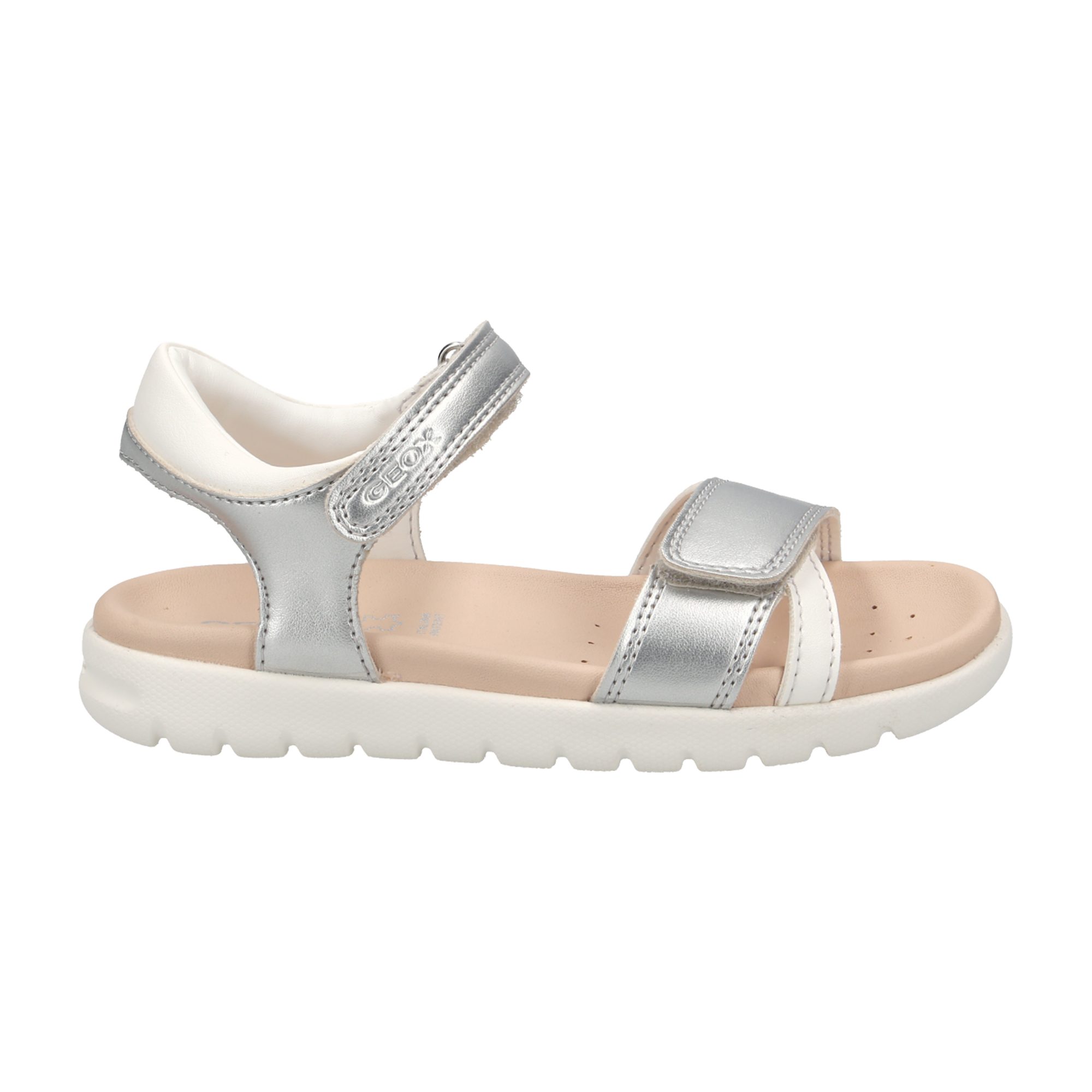 Geox GEOX SOLEIMA, Sandalen, Silber, Kinder Sandale