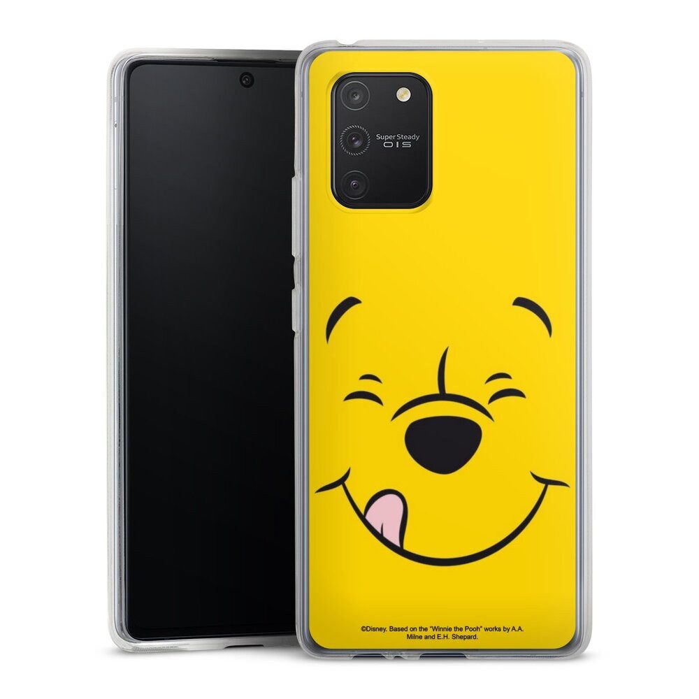 DeinDesign Handyhülle Winnie Puuh Offizielles Lizenzprodukt Disney Puuh Closeup, Samsung Galaxy S10 Lite Silikon Hülle Bumper Case Handy Schutzhülle