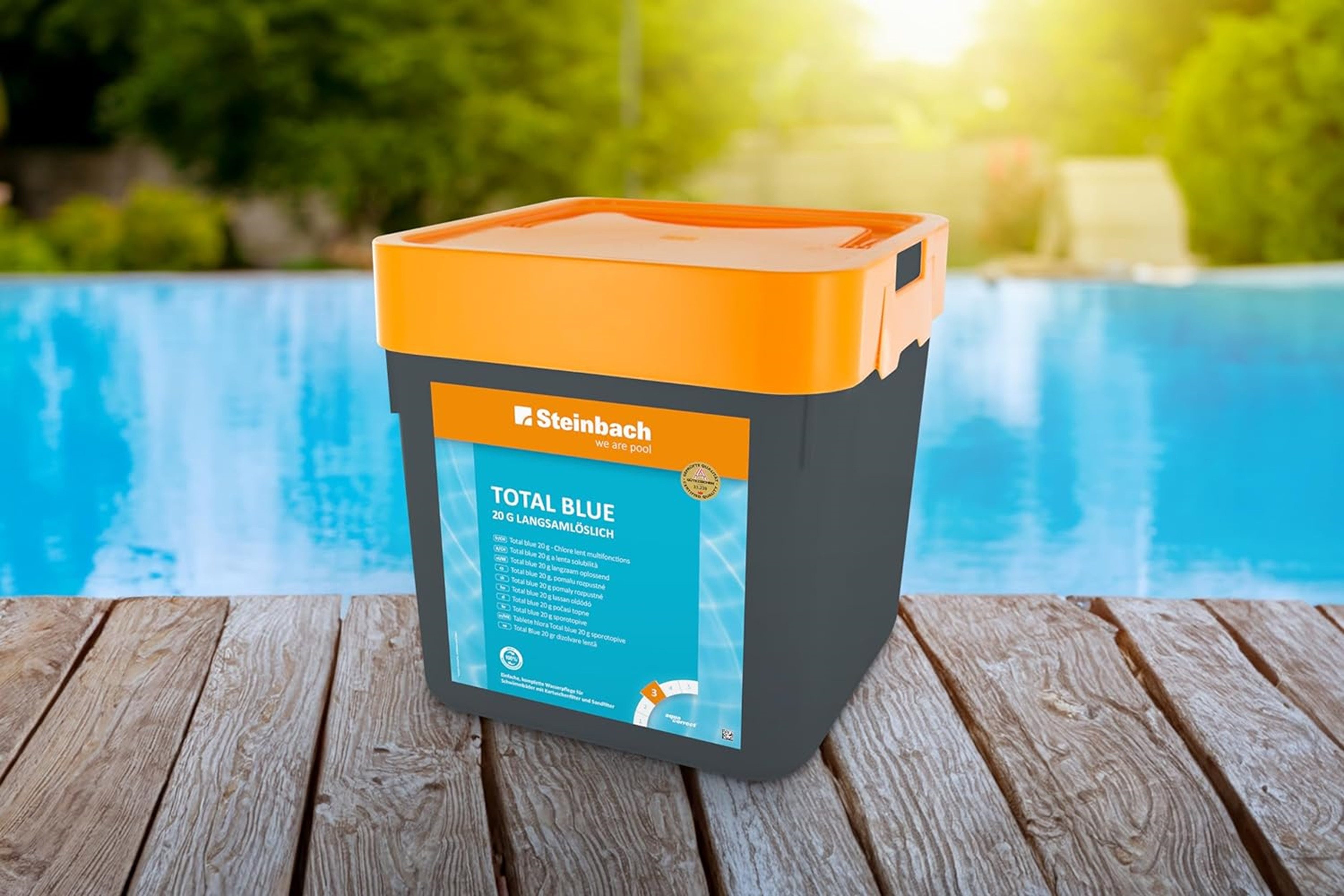 Steinbach Poolpflege Total Blue, langsamlöslich, Chlorprodukte, günstig online kaufen
