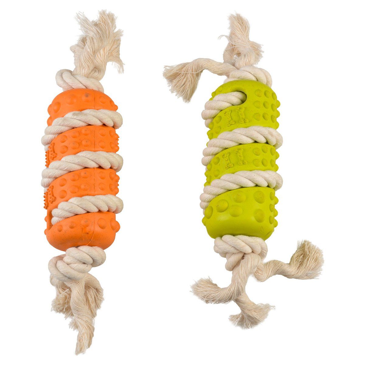 Kauspielzeug Hundespielzeug Eco Gummistift Bambus/Reis + Baumwolle