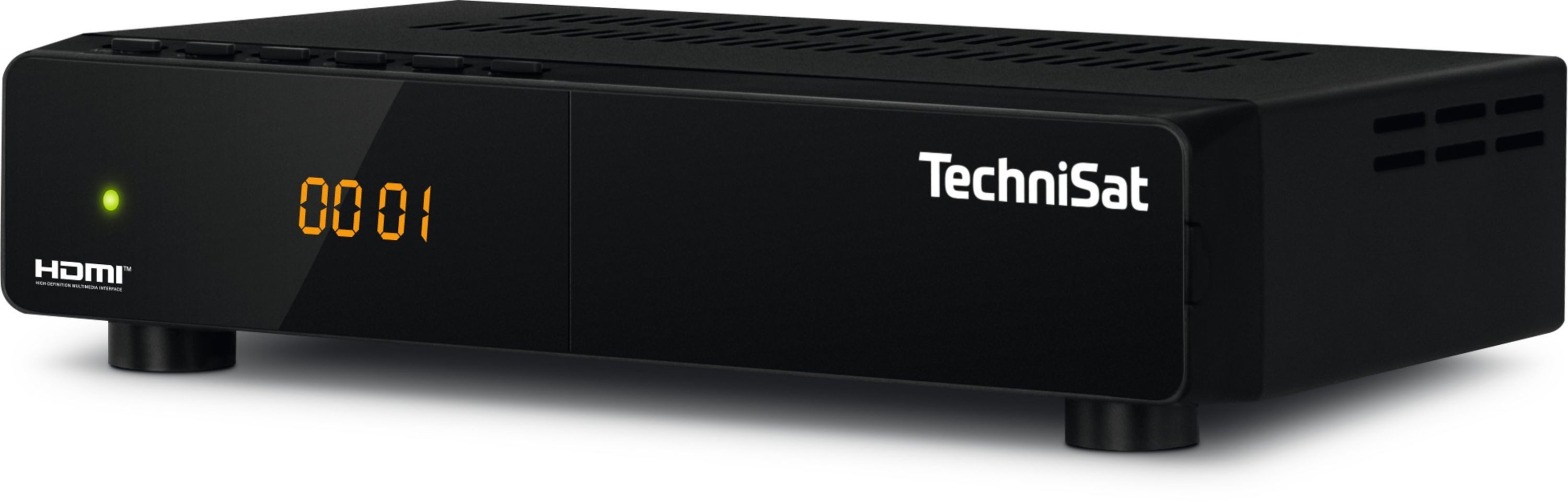 TechniSat HD-S 261 SAT-Receiver (DVB-S/S2, HDTV, HDMI, USB Mediaplayer, vorinstallierte Programmliste)