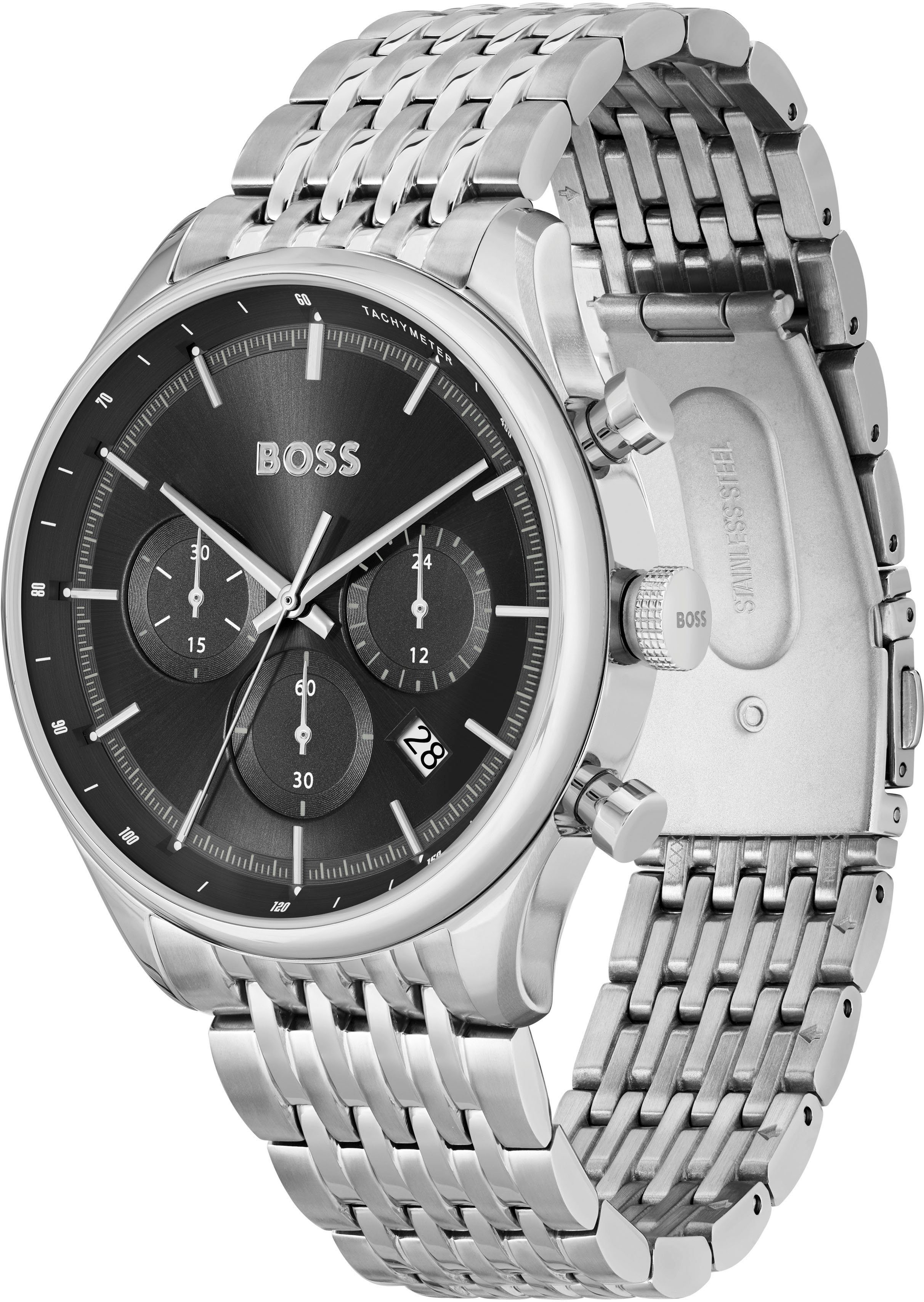 BOSS Chronograph GREGOR 1514082, Quarzuhr, Herrenuhr, Armbanduhr, Stoppfunk günstig online kaufen