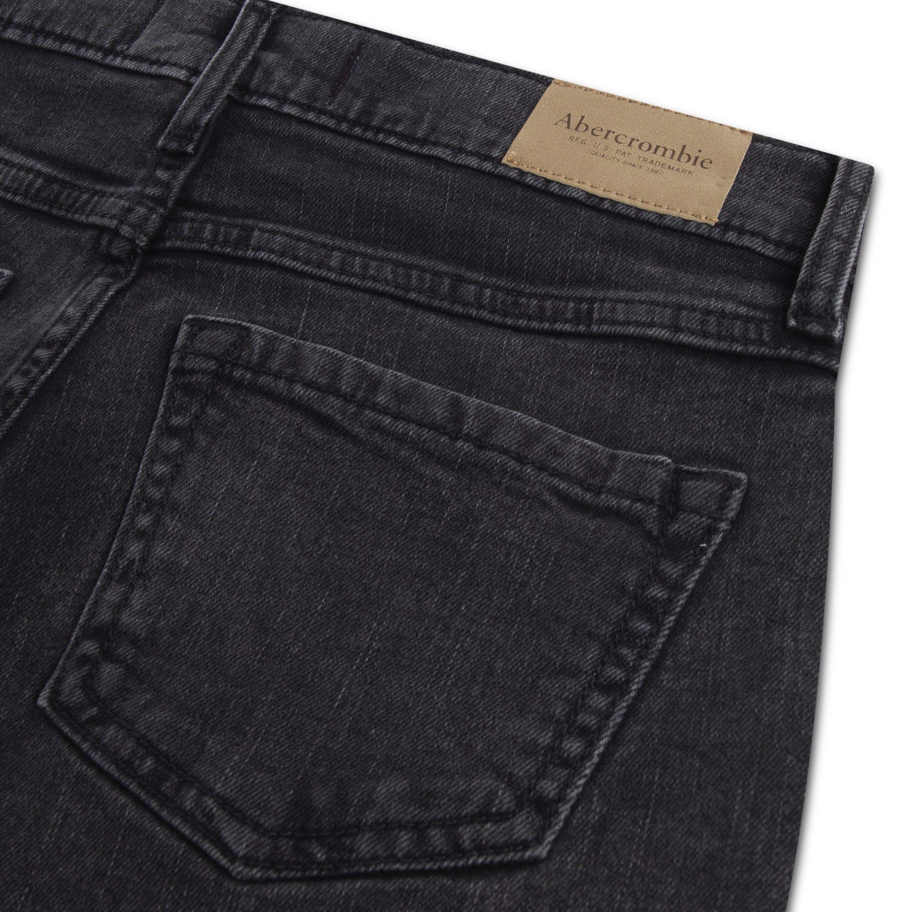 Abercrombie Kids Jeansshorts AFG HIGH RISE RELAXED DENIM SH 4-Pocket-Style, ohne Coinpocket