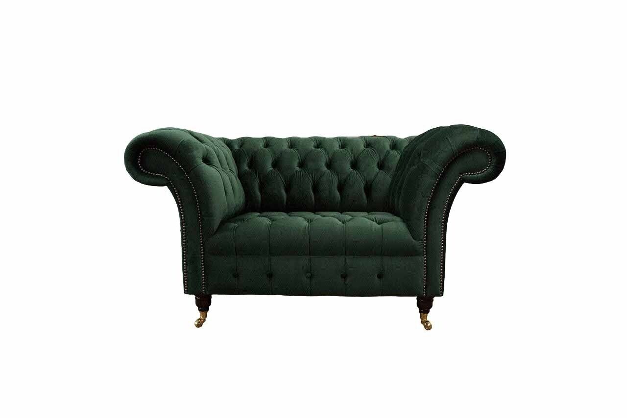 JVmoebel Sessel Sessel Design Relax Grün Textil Wohnzimmer Polster Sitzer Luxus, Made In Europe