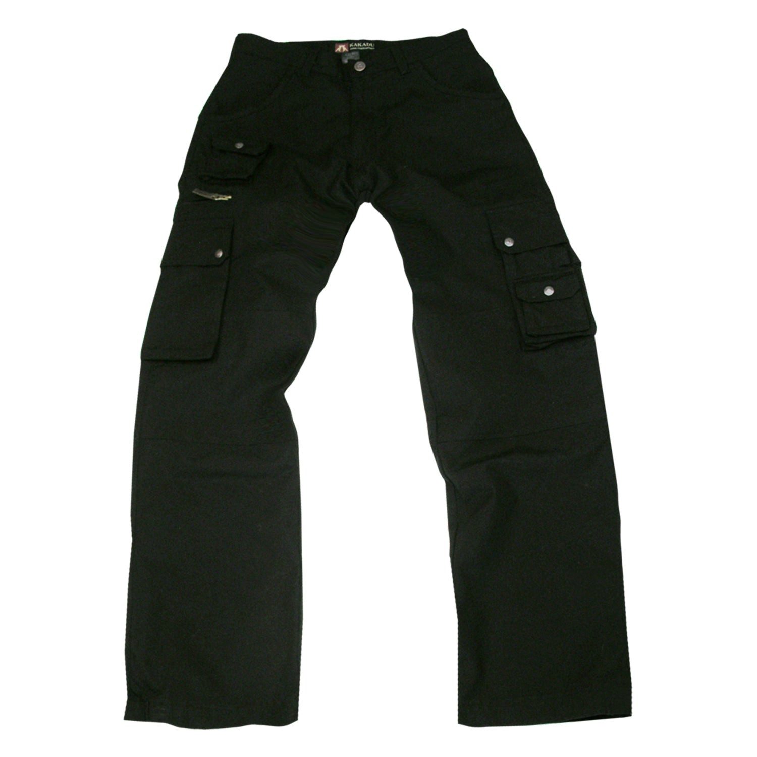 Cargohose Herren Outdoor-Hose Freizeit Cargo-Hose mit Reißverschluss und Druckkn