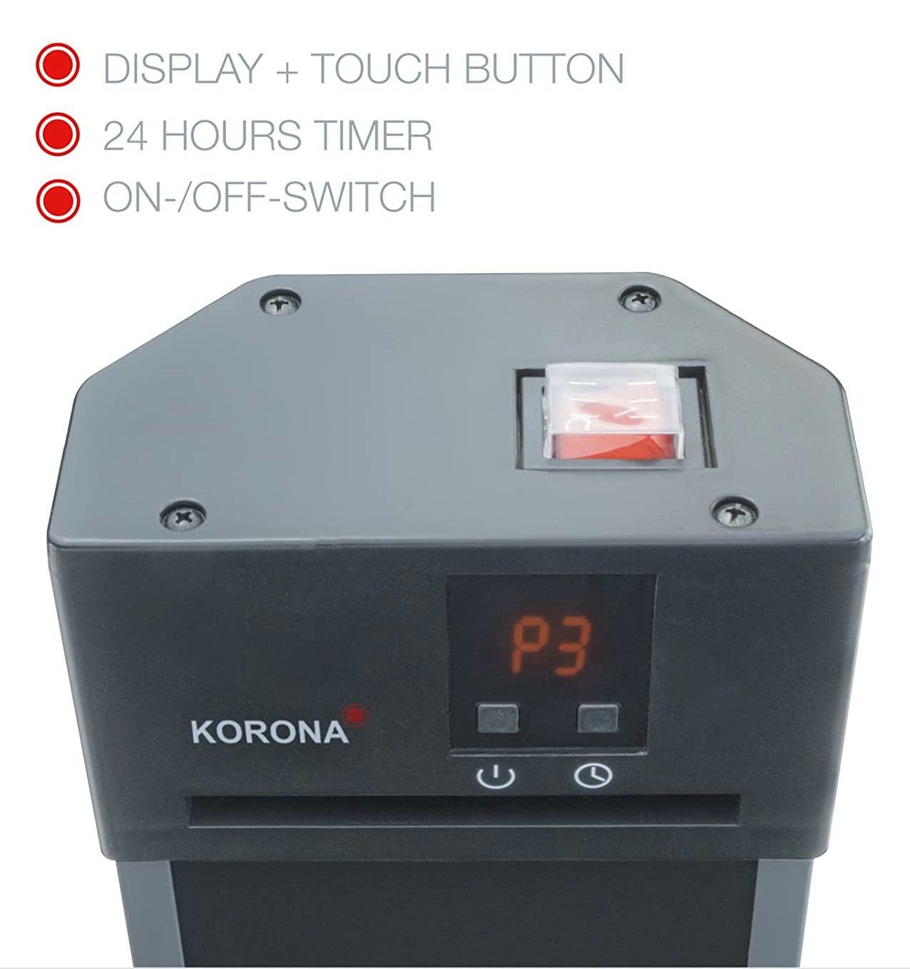 KORONA Heizlüfter KORONA ELECTRIC Outdoor Stand-Heizstrahler günstig online kaufen