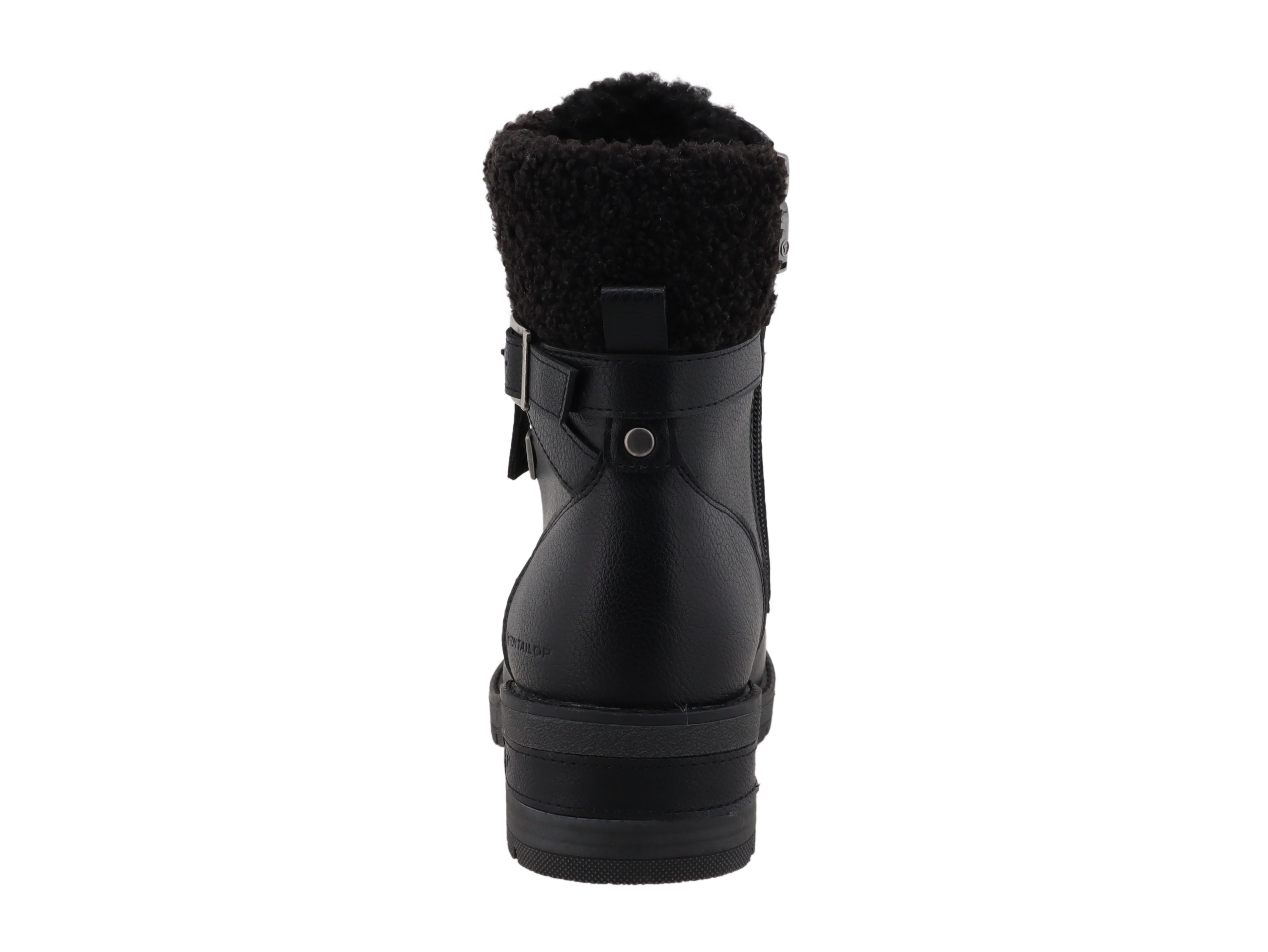 TOM TAILOR Winterstiefelette Stiefelette, Winterboots mit Blockabsatz