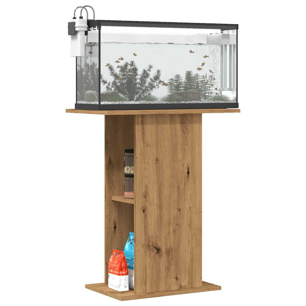 vidaXL Aquariumunterschrank 36 x 605 x 725 cm Aquariumständer Artisan-Eiche 36x60,5x72,5 cm Spanpl