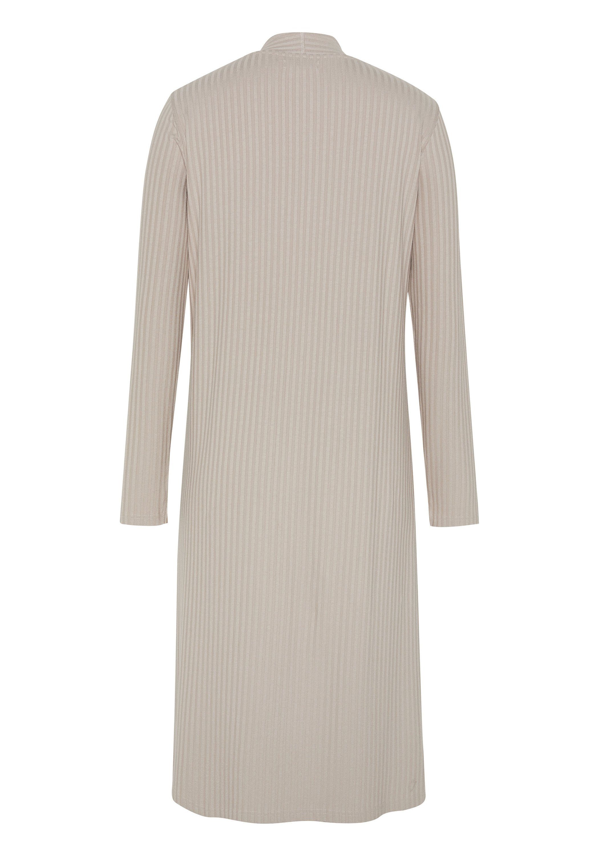 Detto Fatto Strickjacke im lang geschnittenen Ripp-Design günstig online kaufen