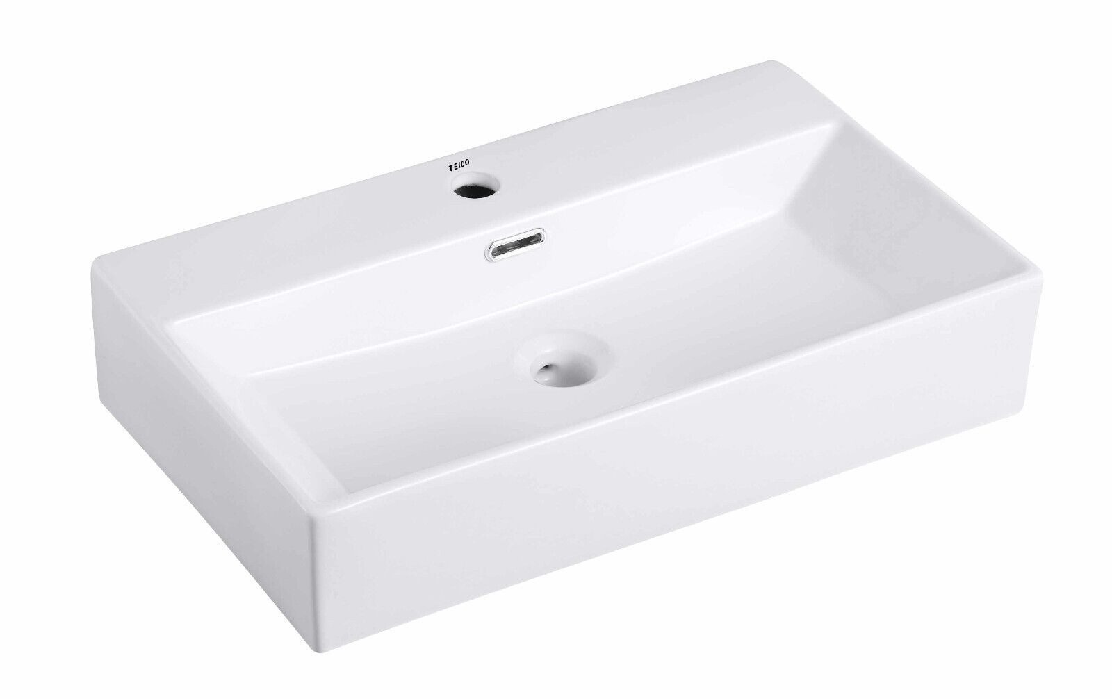 Teico Waschbecken Keramik 700x415x150 mm weiß günstig online kaufen