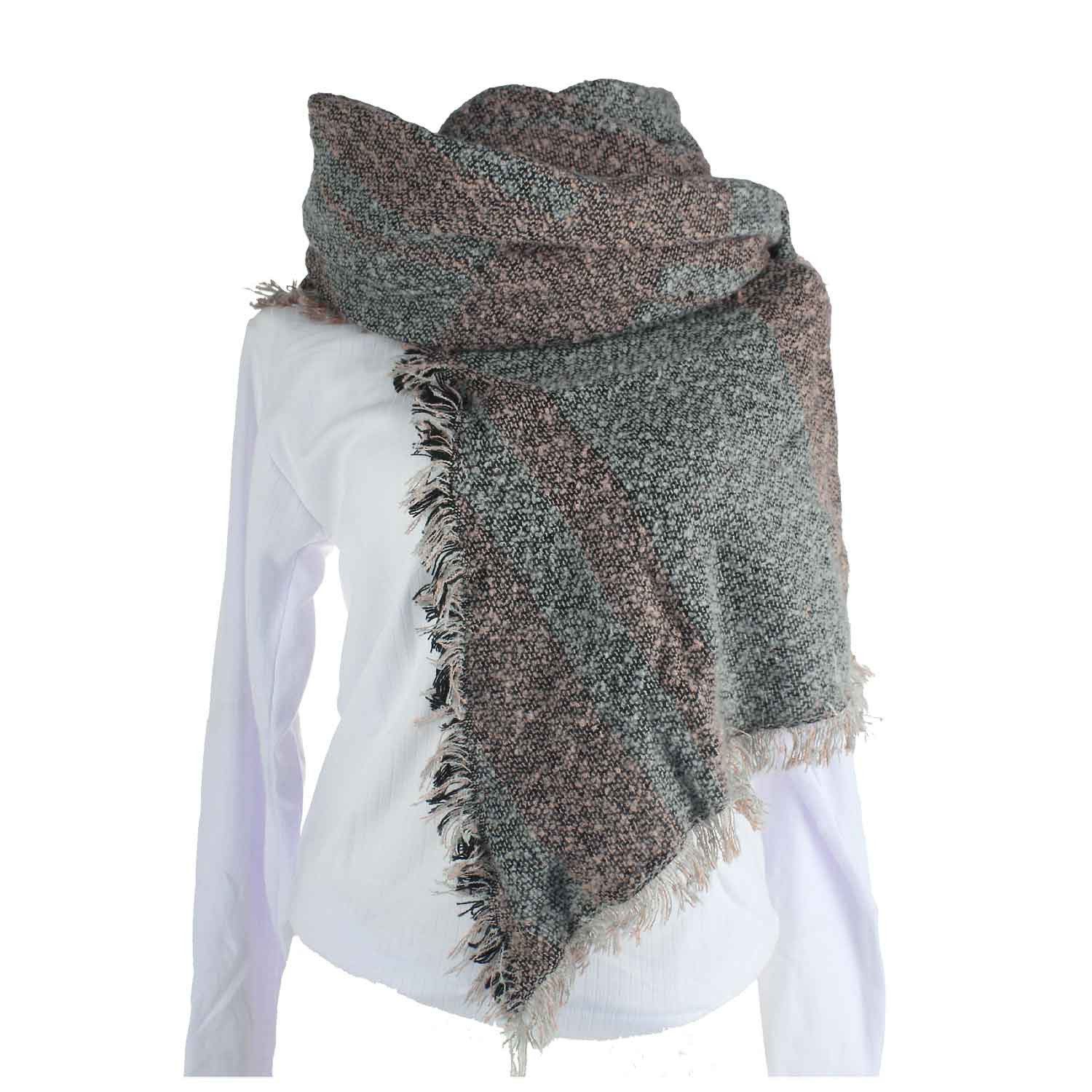 Antonio Strickschal Antonio Schal pink