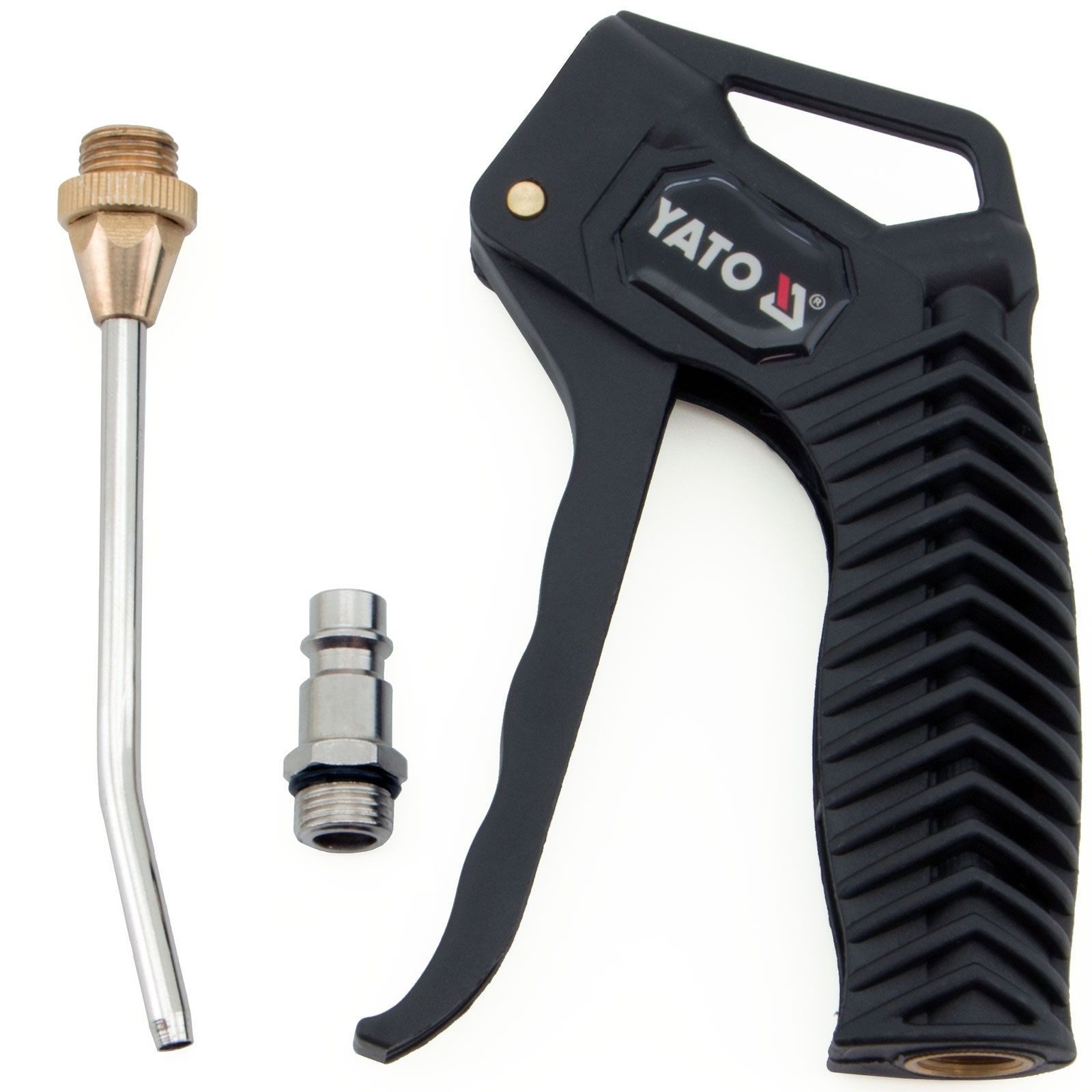 Yato Druckluft-Schlagschrauber Ausblaspistole mit Verlängerung 9,5 cm YT-23731, (Set)