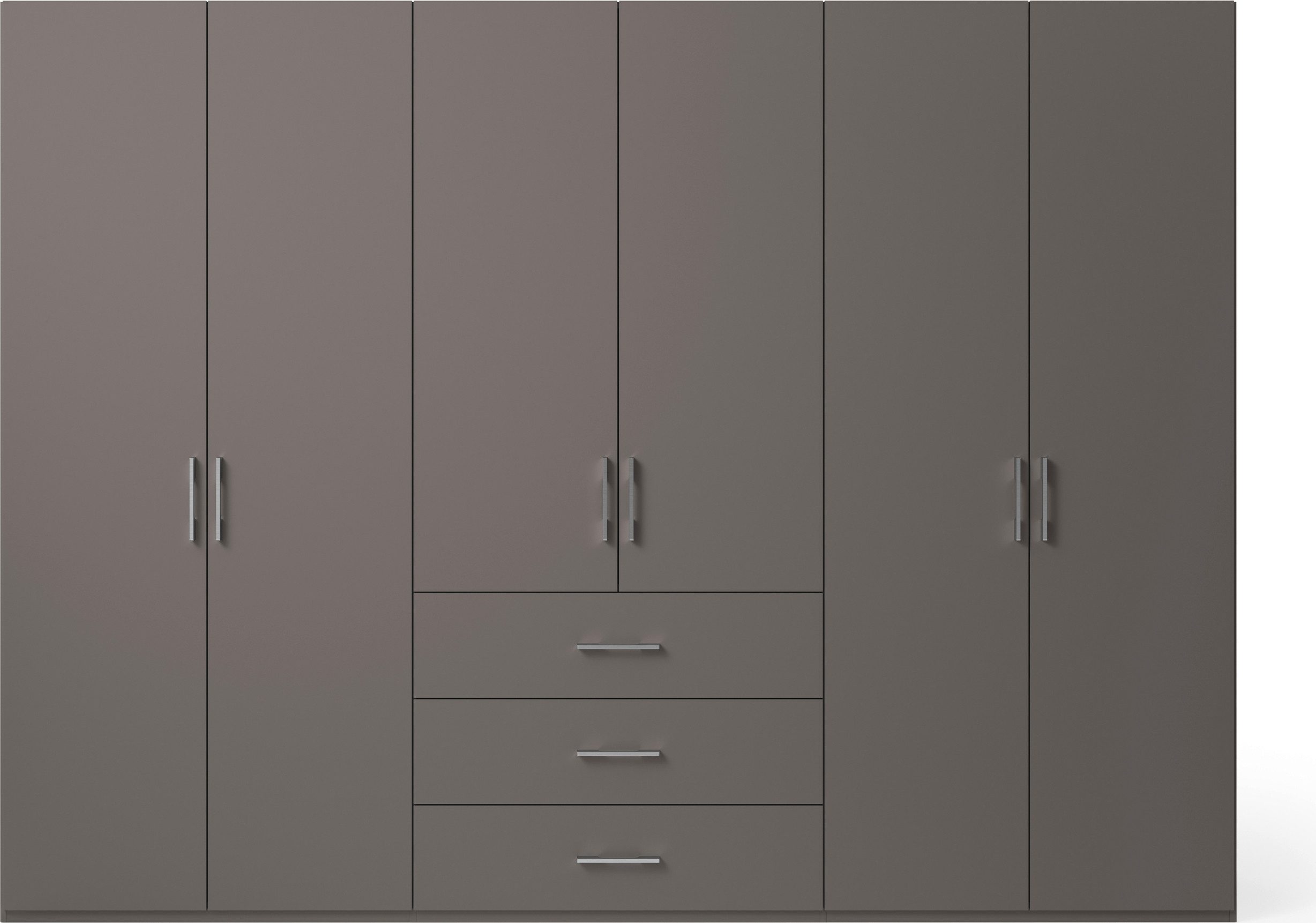 set one by Musterring Drehtürenschrank Henderson mit 3 Schubladen, inkl. Fachböden und Kleiderstangen