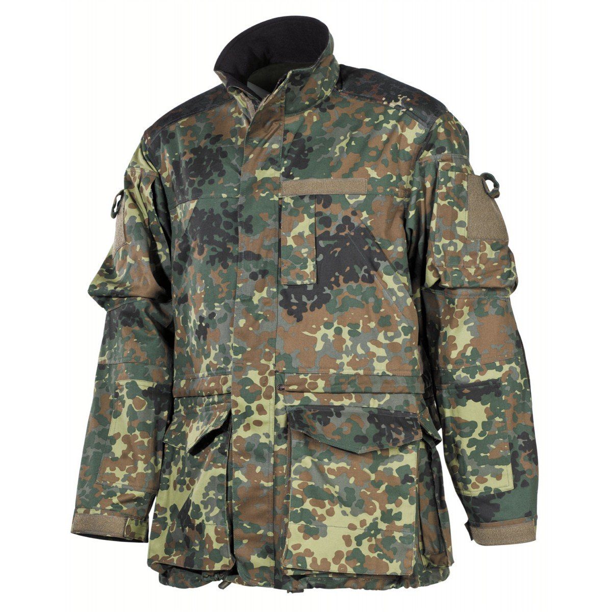 Fieldjacket MFH BW Kampfjacke, Einsatz/Übung, lang, flecktarn - XL