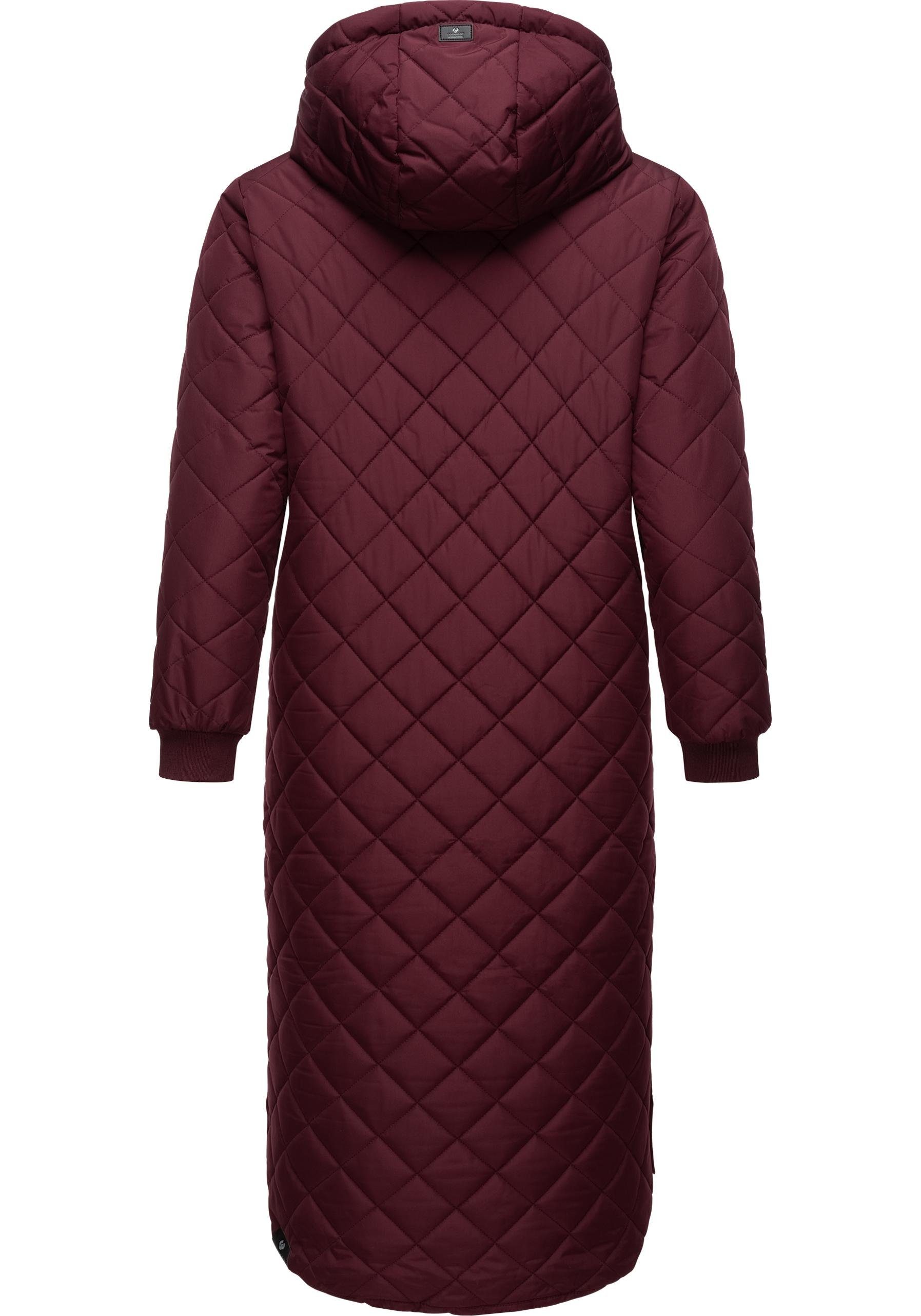 Ragwear Steppmantel Niran stylischer, gesteppter Winterparka mit gefütterter Kapuze