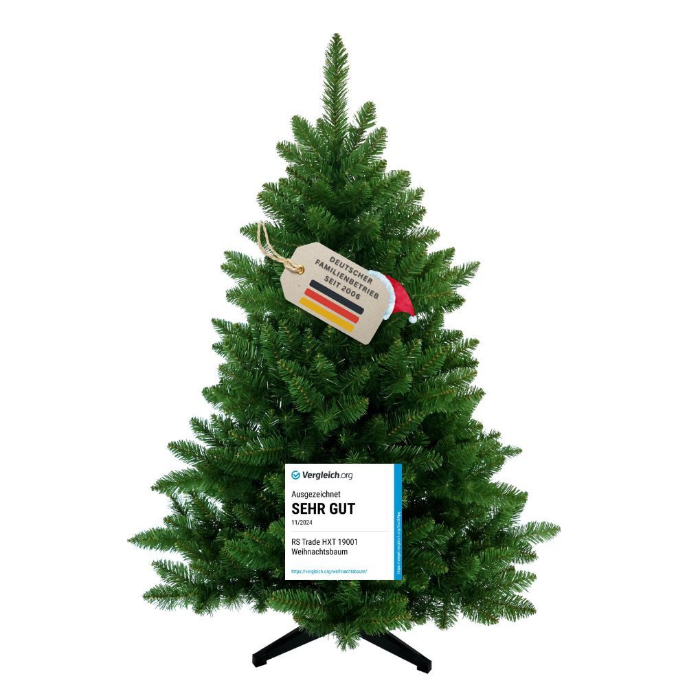 RS Trade Künstlicher Weihnachtsbaum Weihnachtsbaum „Spessarttanne Classic“ PVC 19001